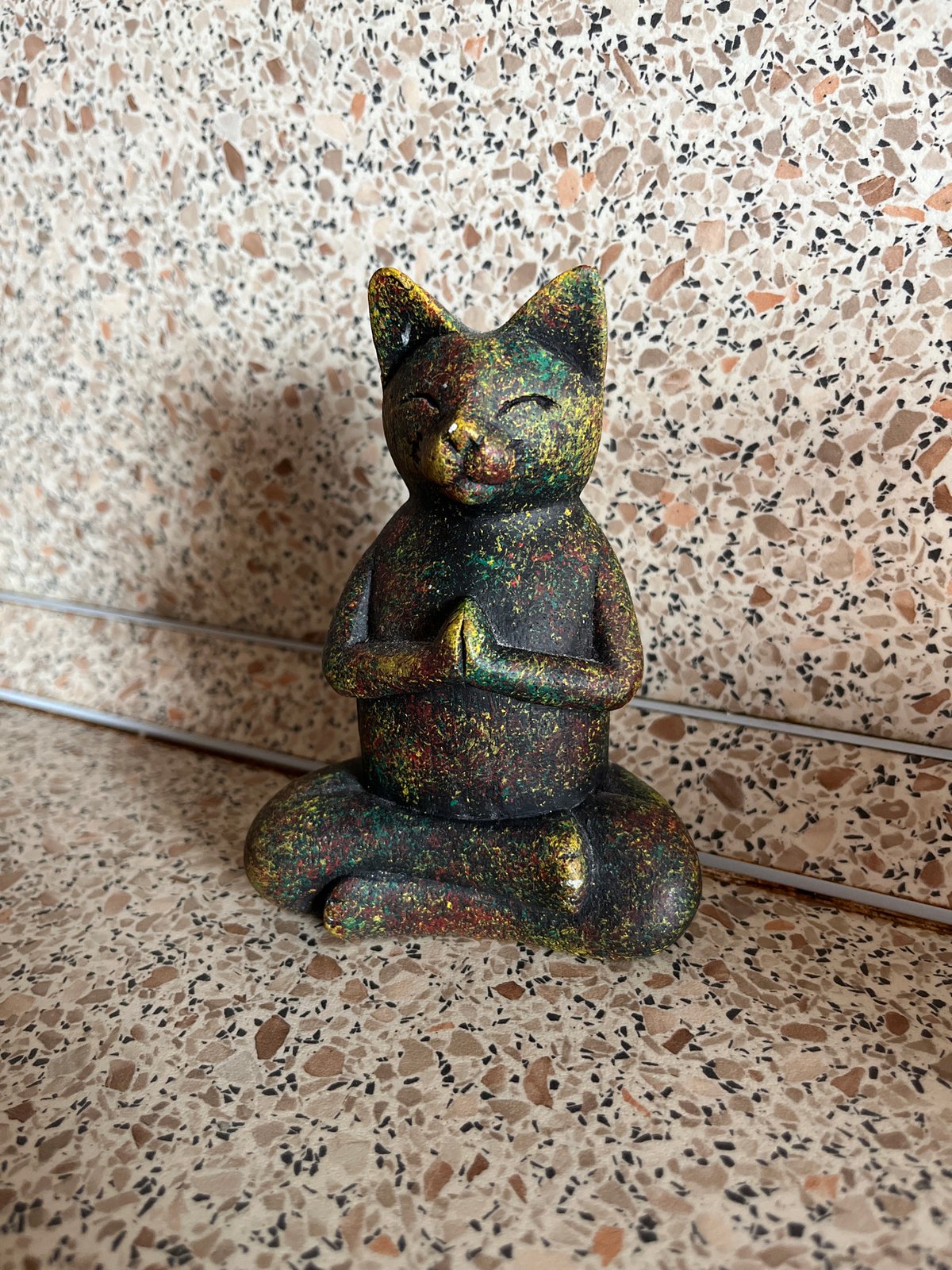 Saratov rooftops, a ceramic cat, and bathroom selfies