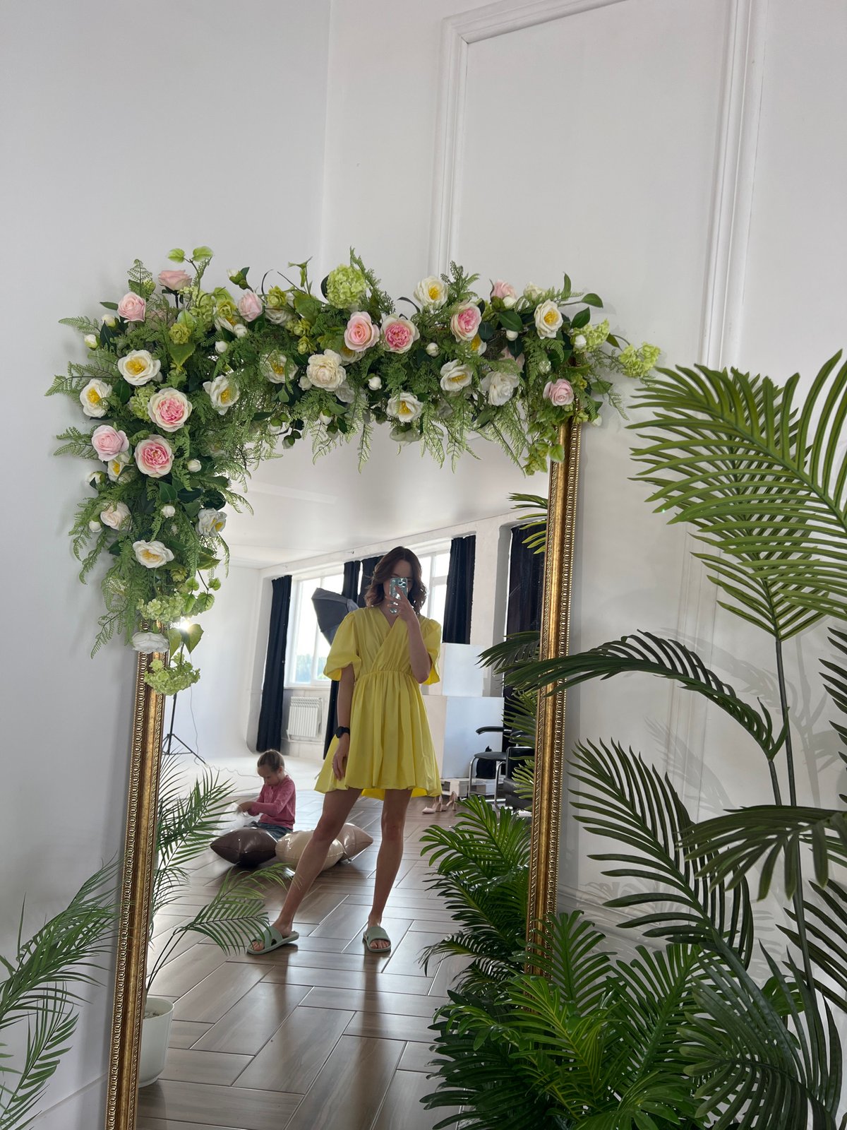 Women document daily moments across indoor spaces in Chaikovsky
