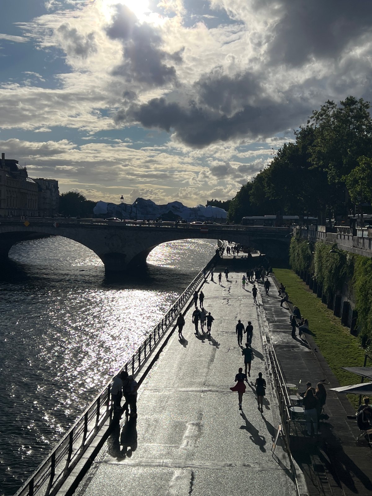 Seine River afternoon scenes captured across central Paris