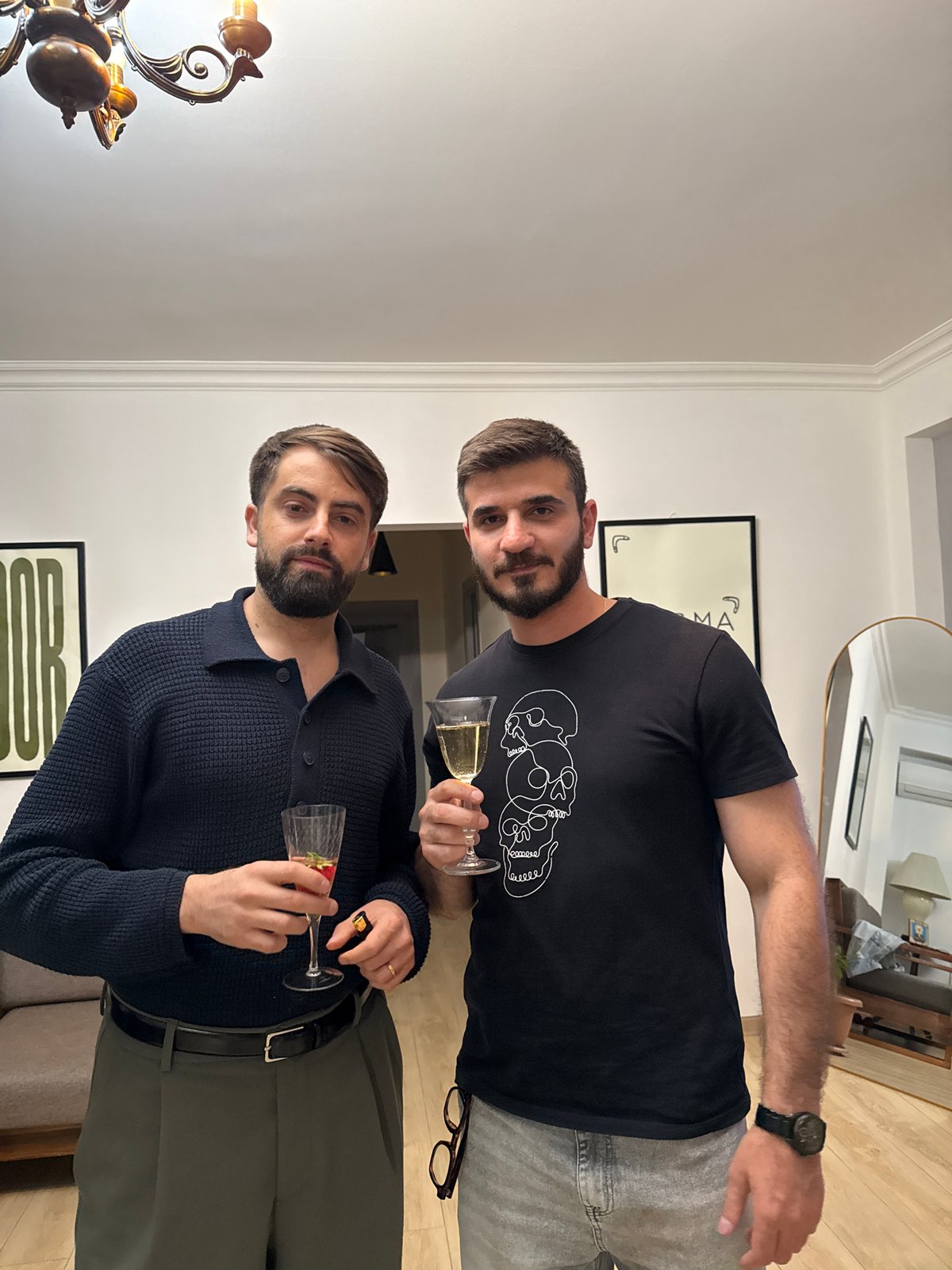 Champagne reception documented by guests in Yerevan