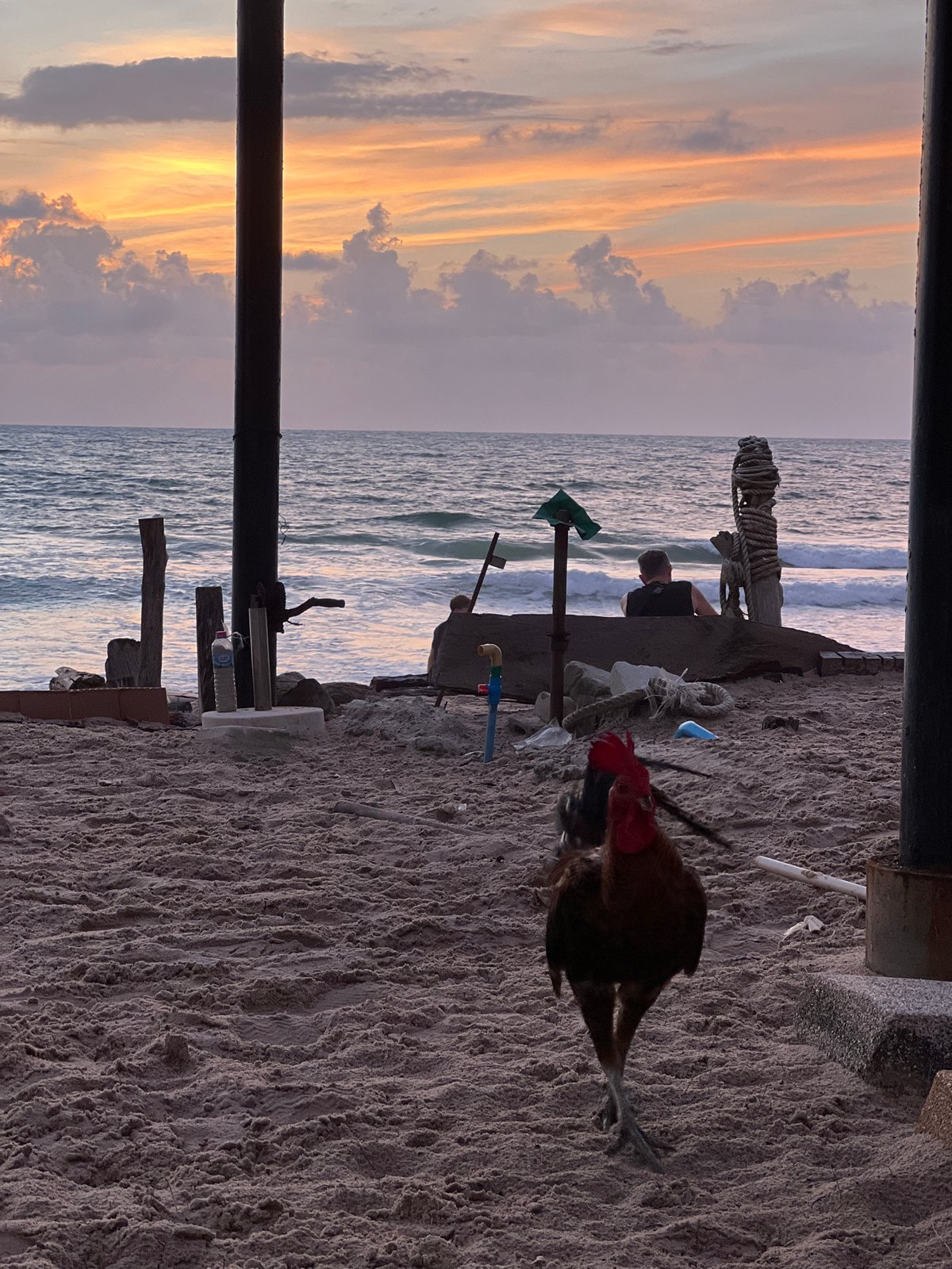 Choeng Thale beach at golden hour, multiple angles