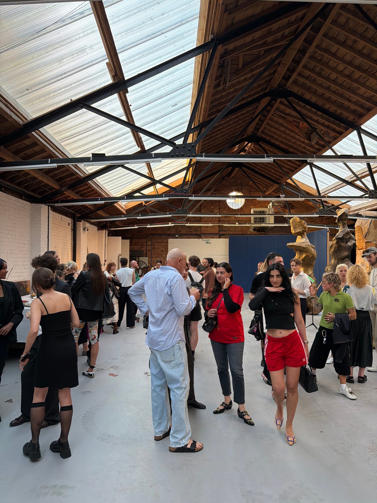 Open studio event in London features sculpture work and creative displays