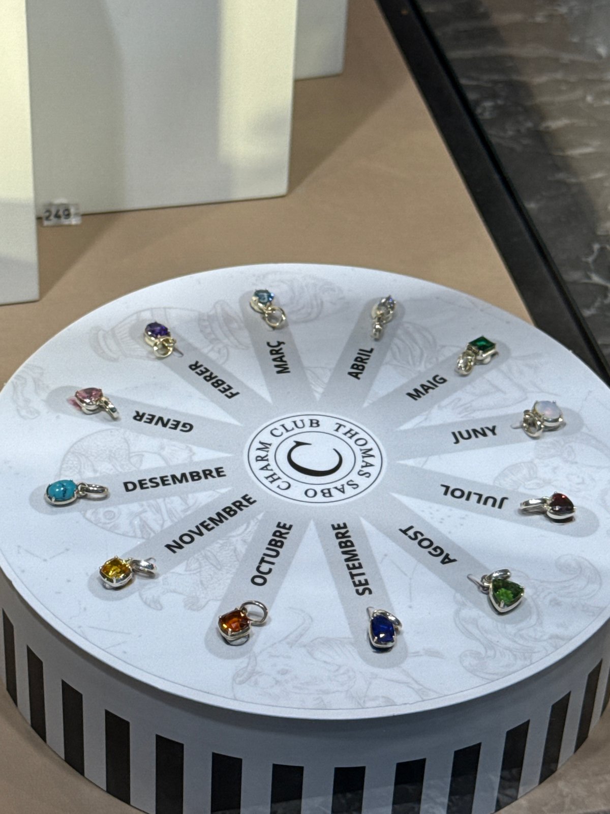Luxury shopping district displays documented in Barcelona