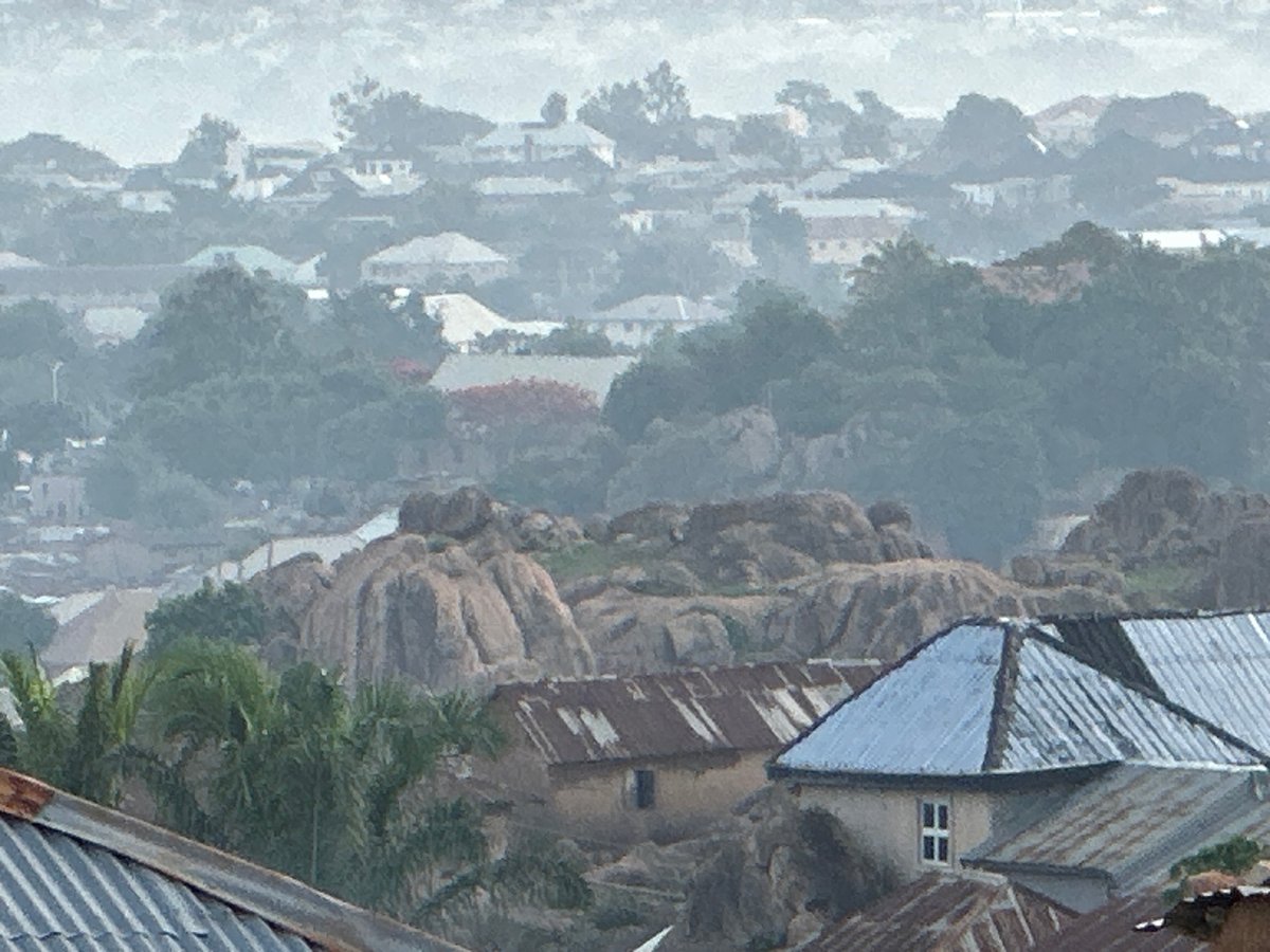 Morning scenes captured across Jos, Nigeria's rocky urban landscape