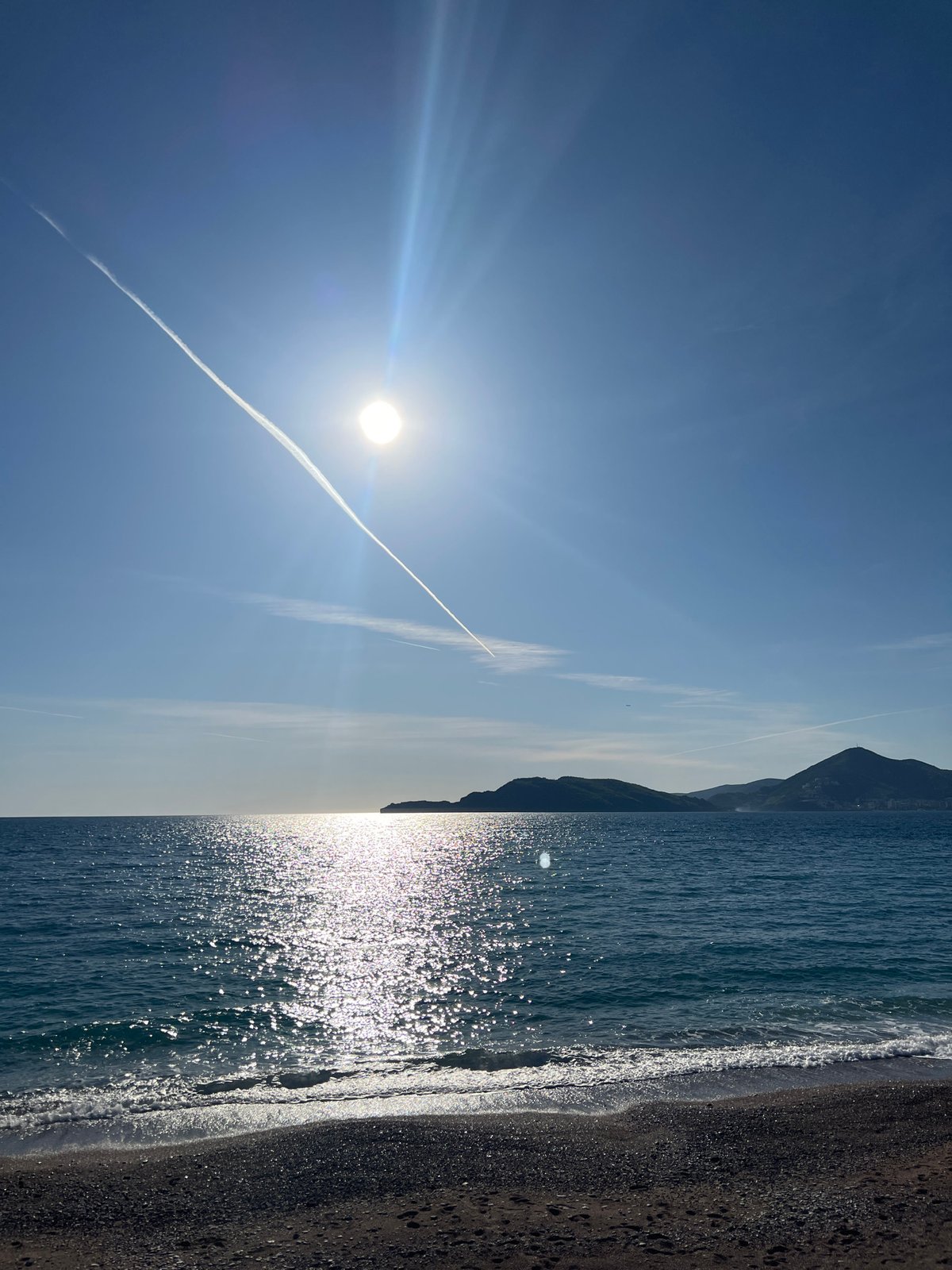 Sunny afternoon moments captured along Pržno's Mediterranean coast