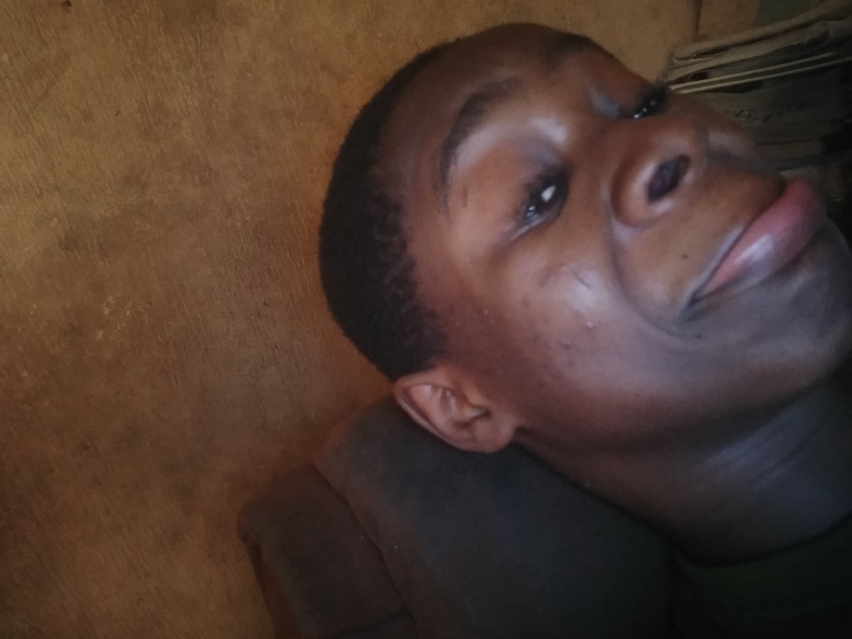 Person takes playful selfies in Shangisha home setting