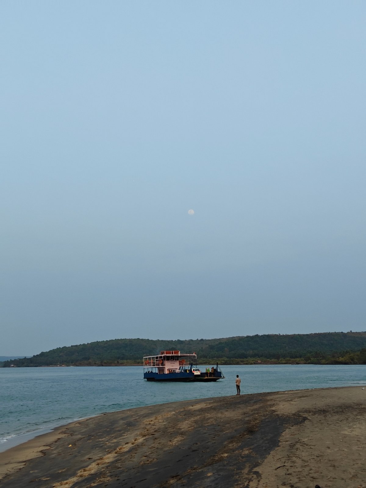 Sunset beach scenes and selfies captured at Querim India