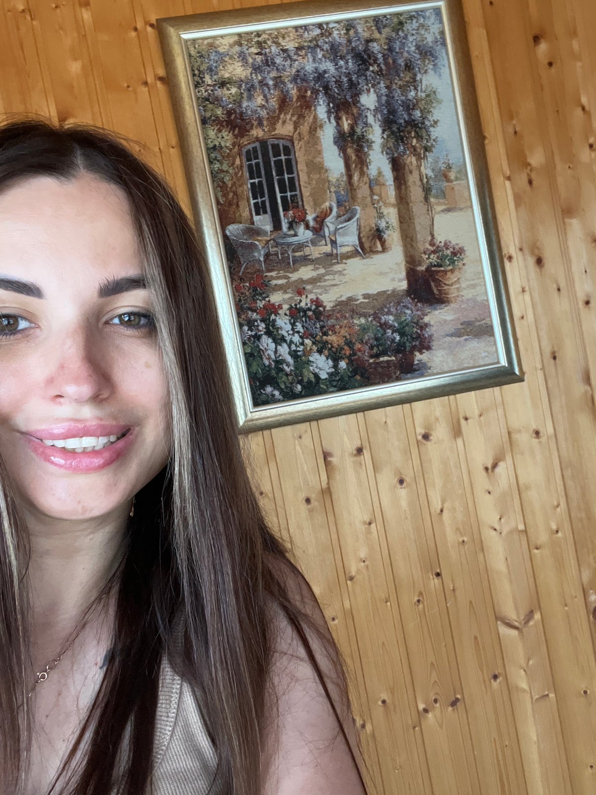 Casual selfies and close-ups, including a happiness tattoo