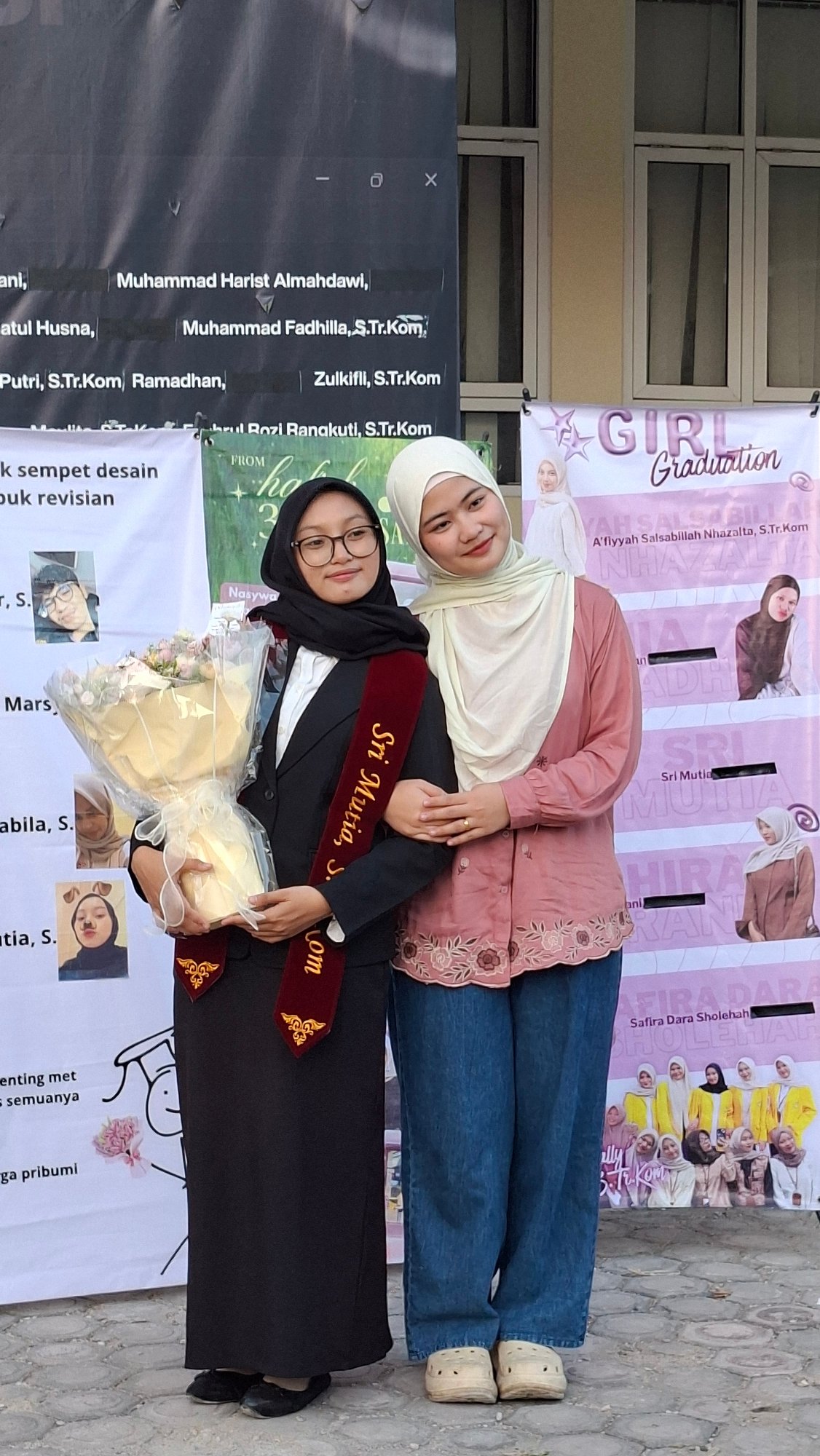 Informatics thesis defense celebration at Lhokseumawe campus