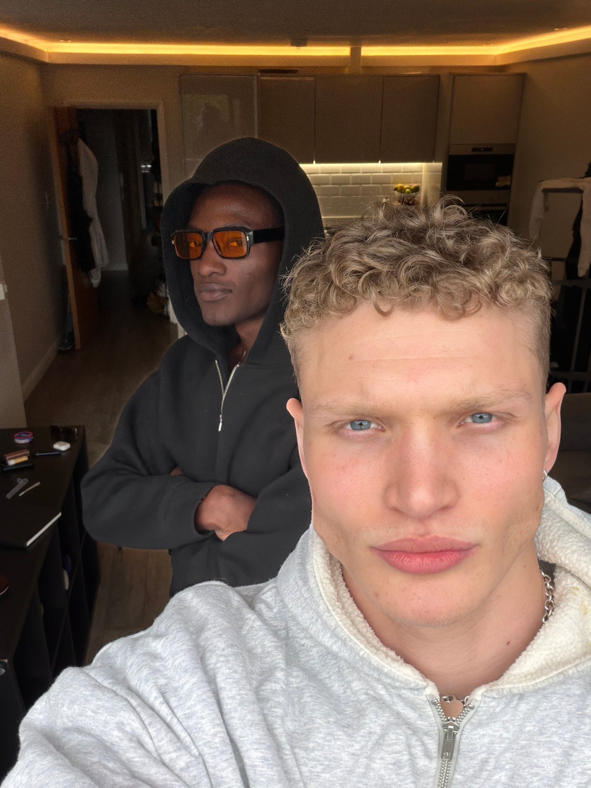 Two people spotted in London residential setting
