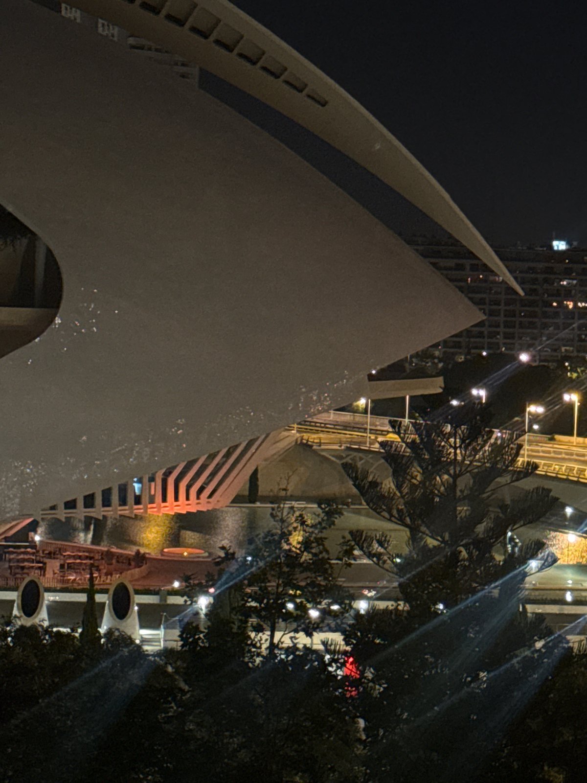 Valencia's City of Arts and Sciences captured at night