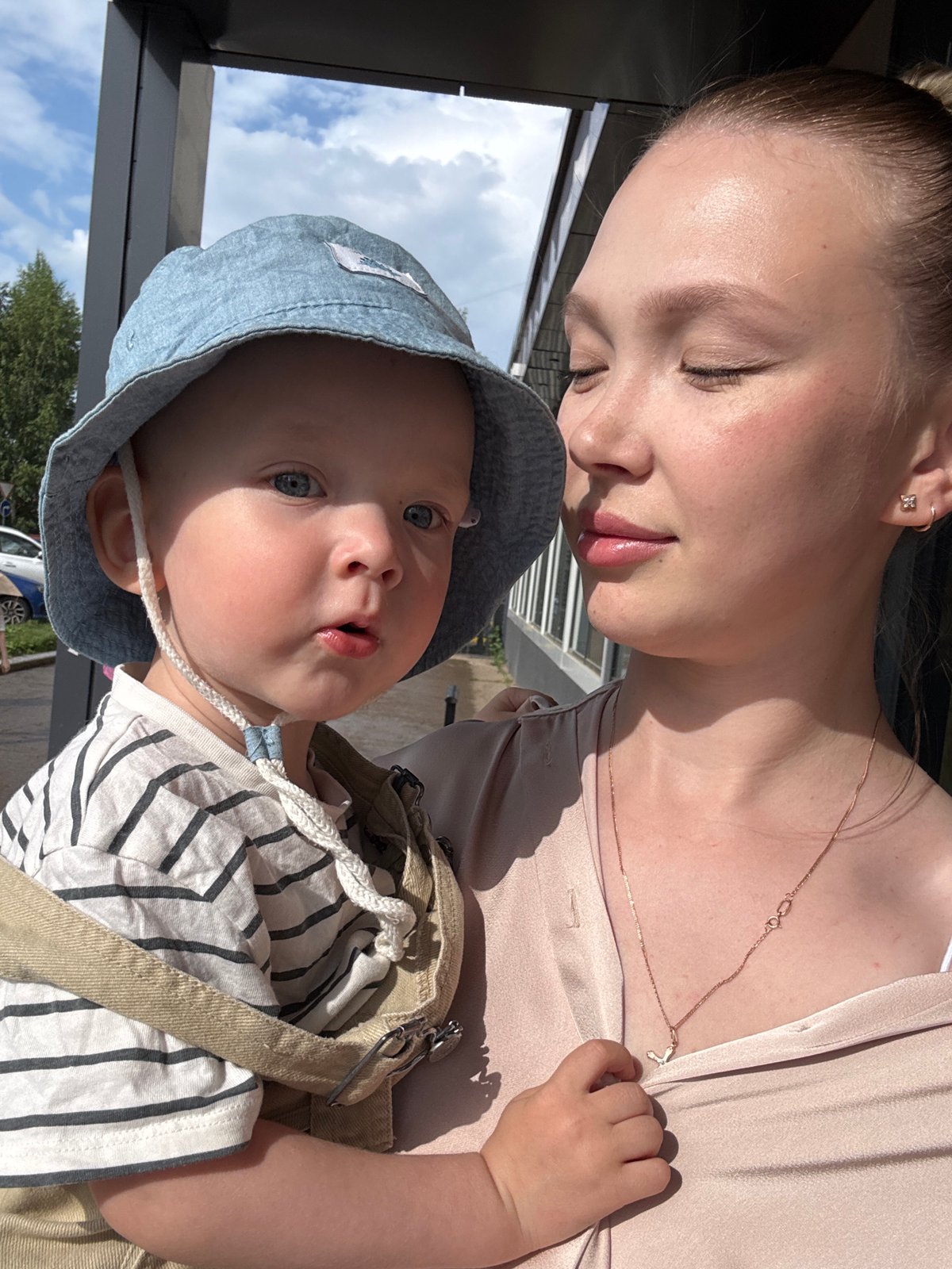 Family playground afternoon in Chaikovsky, Russia