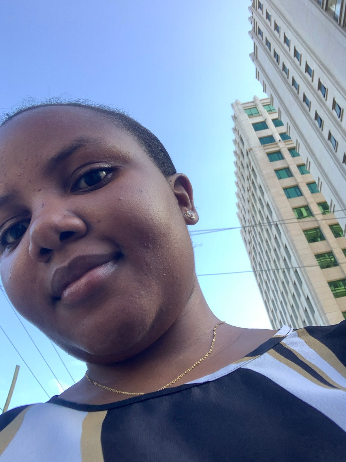 Morning selfie captured in Dar es Salaam, Tanzania