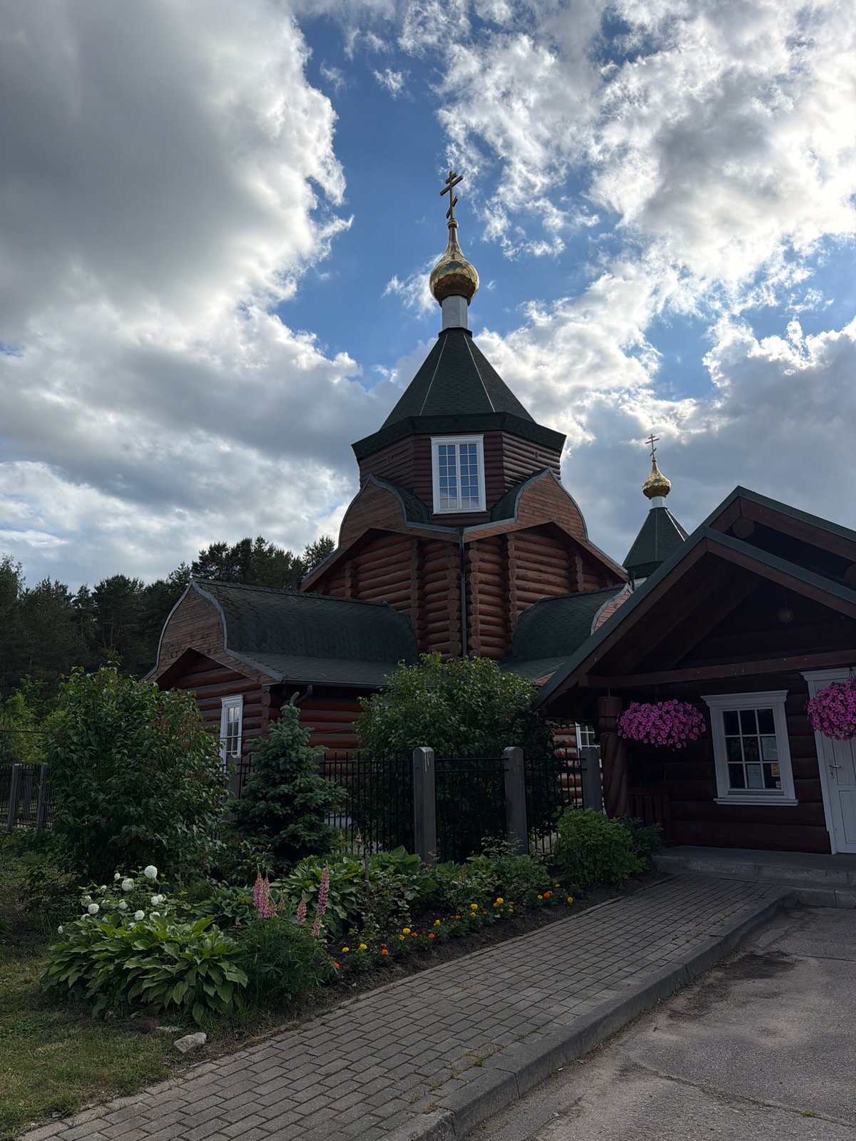 Wooden Orthodox church documented in Baloži, Latvia