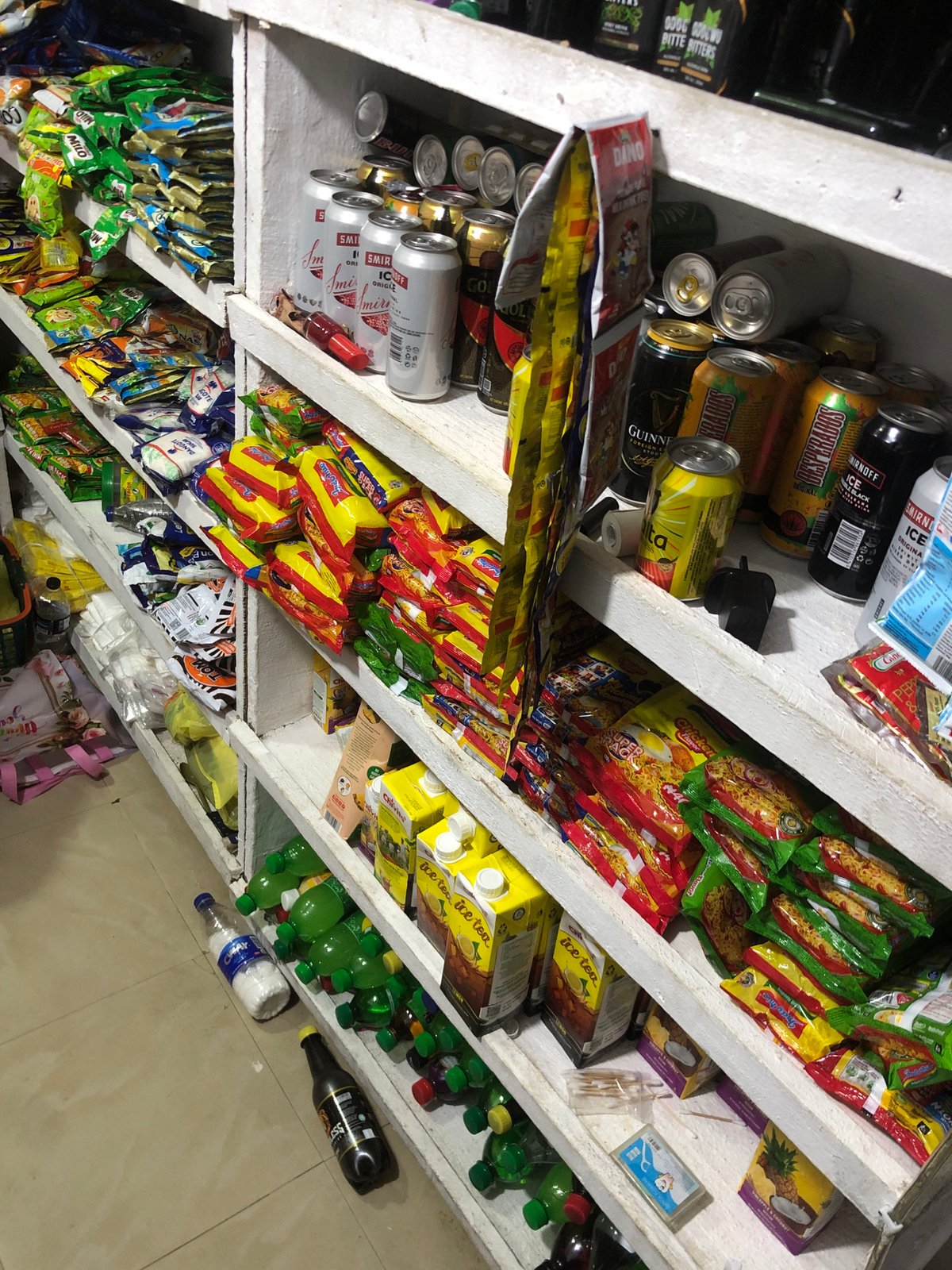 Daily life at convenience store in Ado, Nigeria