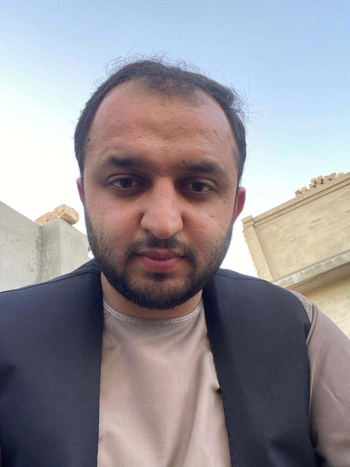 Outdoor selfie in Kandahar's urban streets