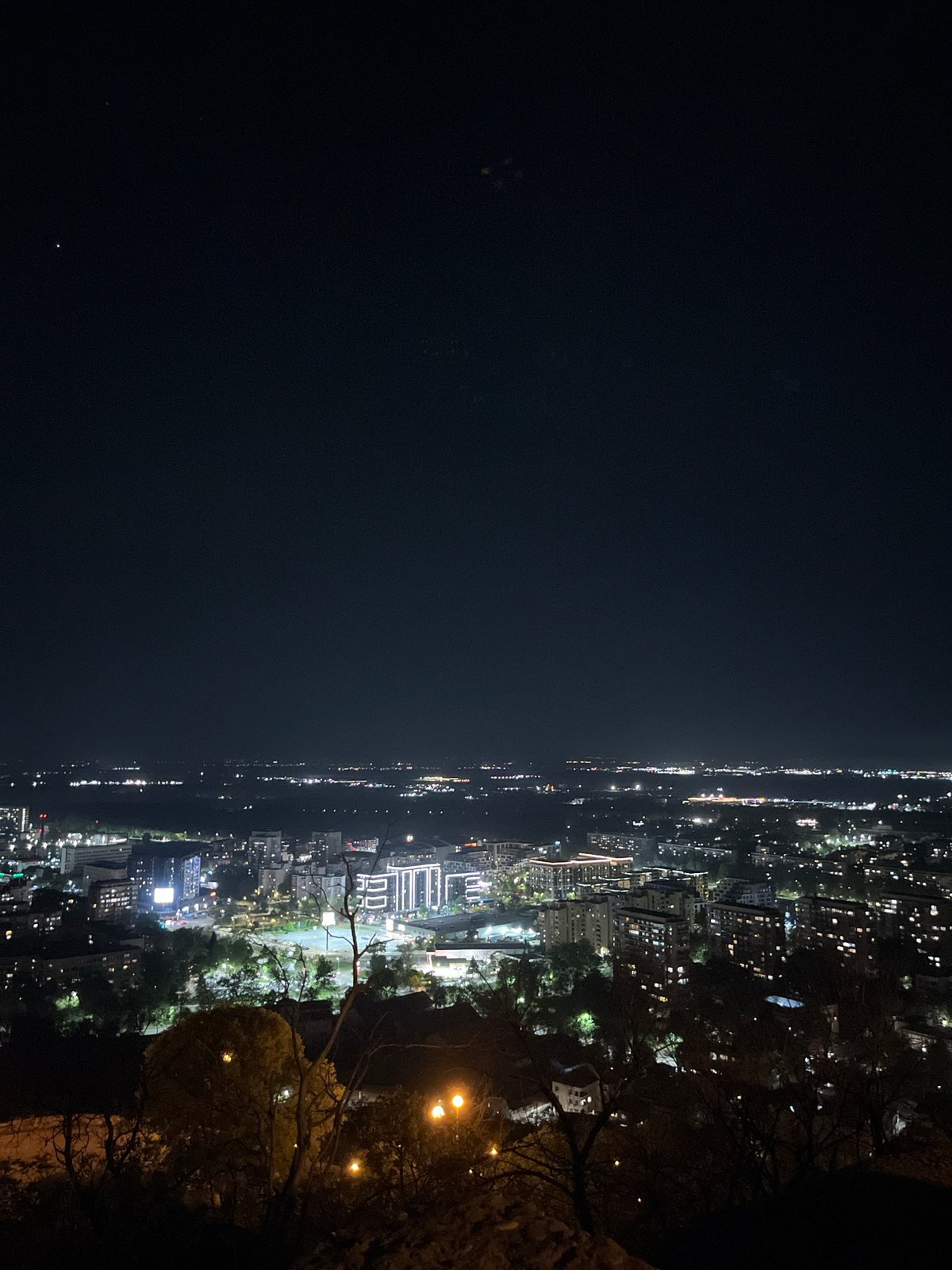 Evening cityscapes documented across Plovdiv, Bulgaria