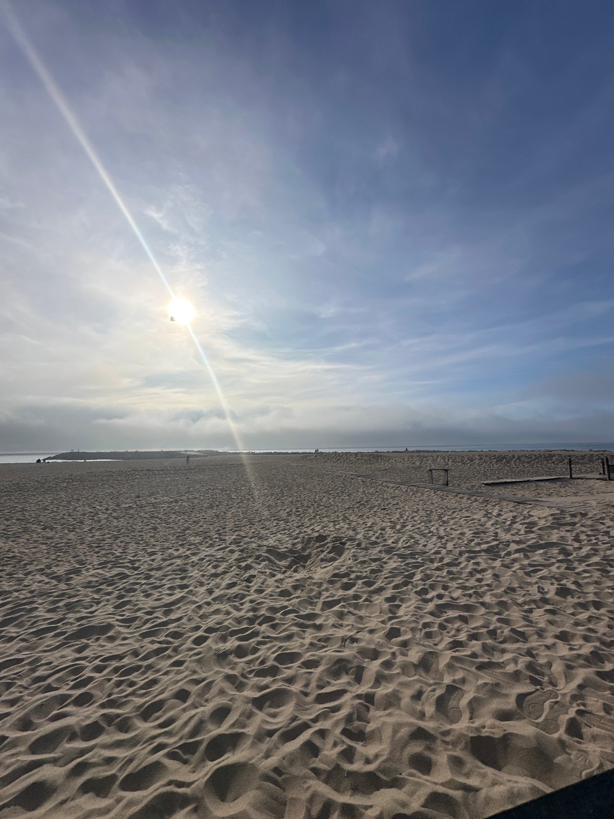 Overcast afternoon documented at Espinho beach, Portugal