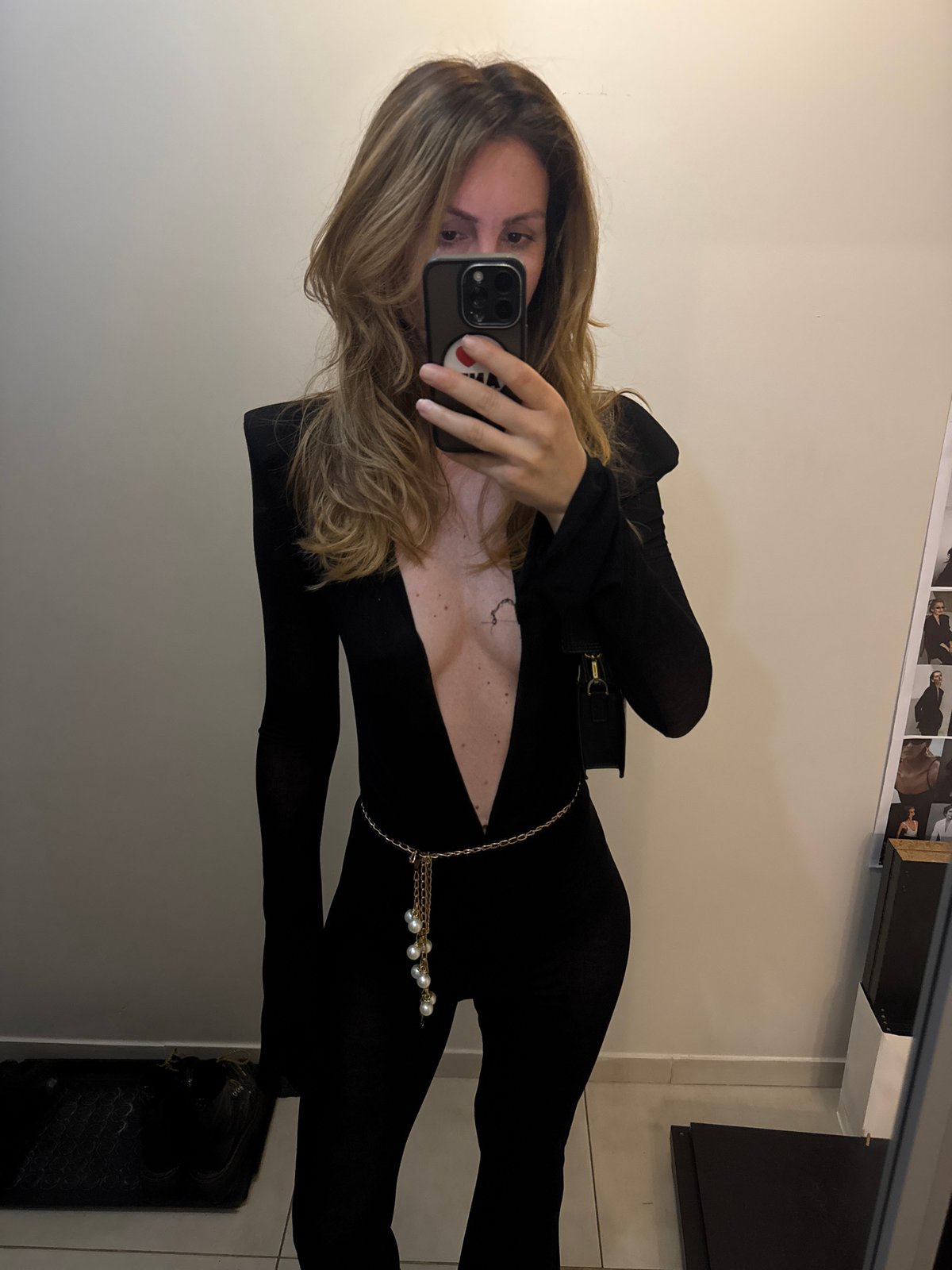 Woman takes multiple mirror selfies in Sofia locations