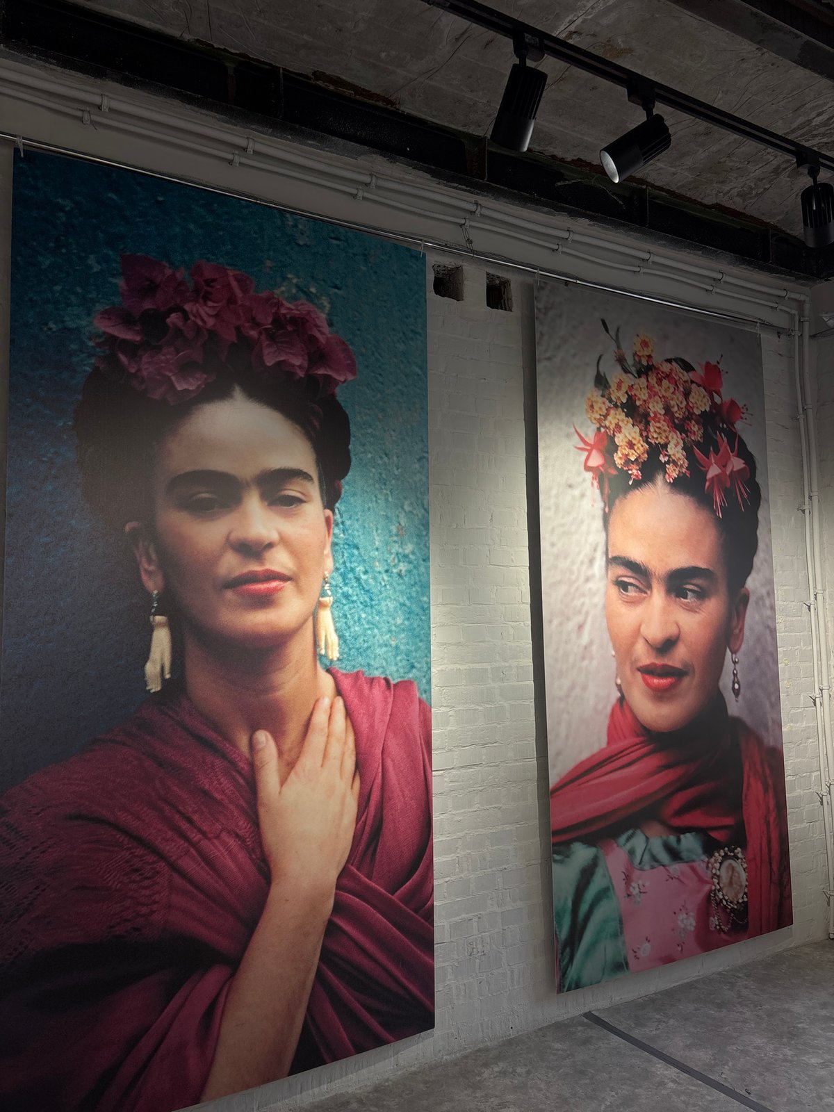 Frida Kahlo exhibition documented in Krasnoyarsk gallery space