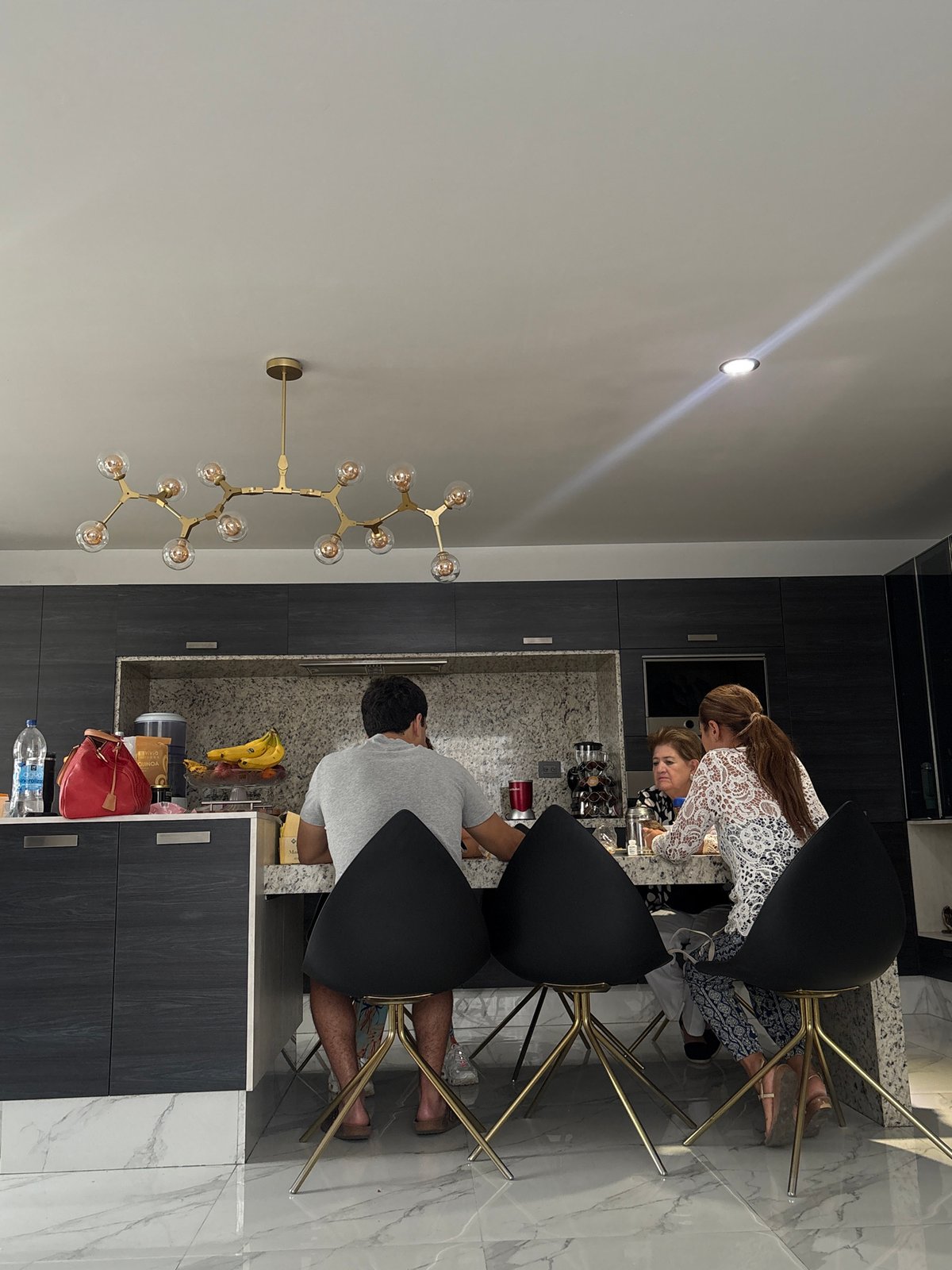 Quiet domestic moments captured in Mexican household overnight
