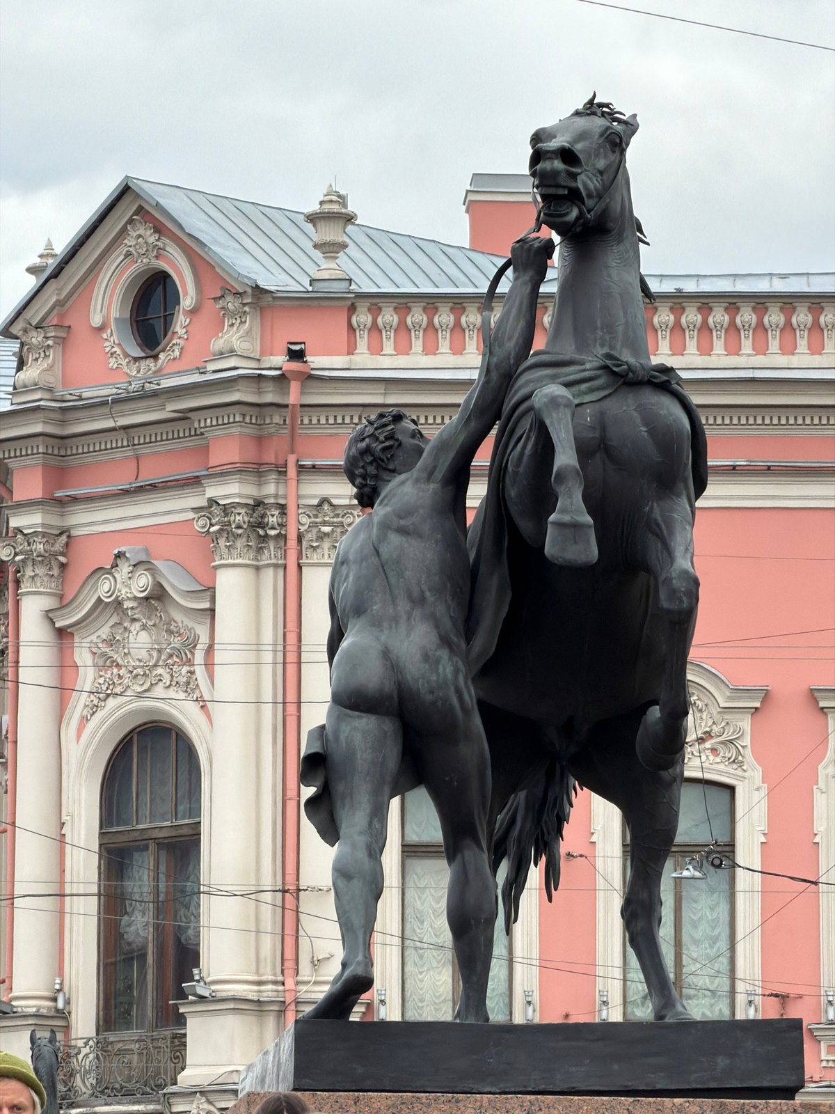 Tourist documents Saint Petersburg landmarks and canal boats