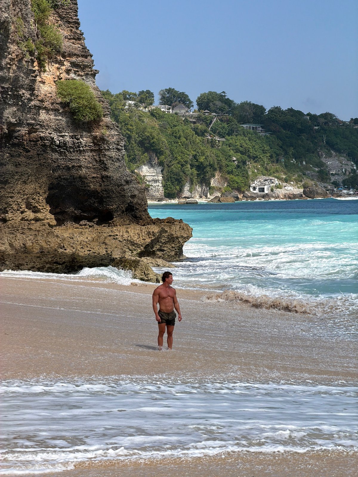 Casual beach day in the Kuta Selatan shallows, Bali