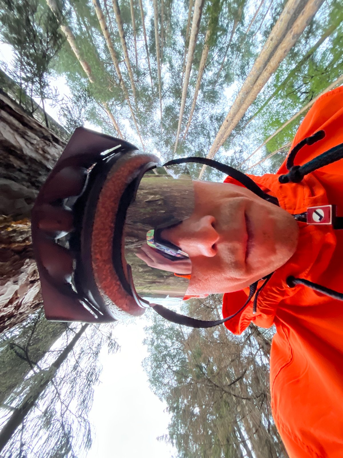 Cyclist documents family bike ride through Chaikovsky forests and pond