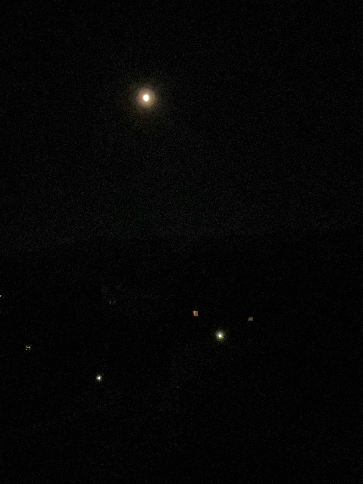 Moonlit night over the hills of Gladzor, Armenia