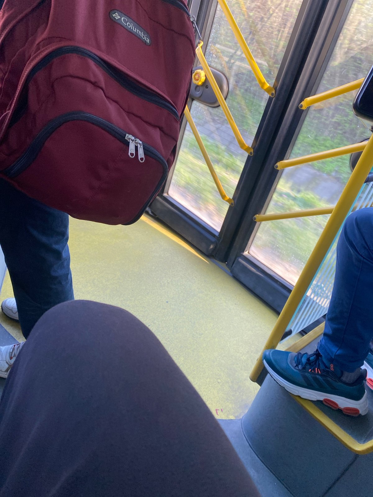Passenger with red Columbia backpack spotted on Varna bus