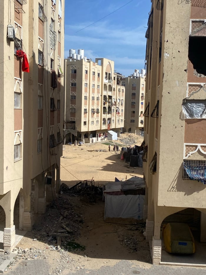 Witness Documents Widespread Destruction, Displacement Conditions in Khan Yunis