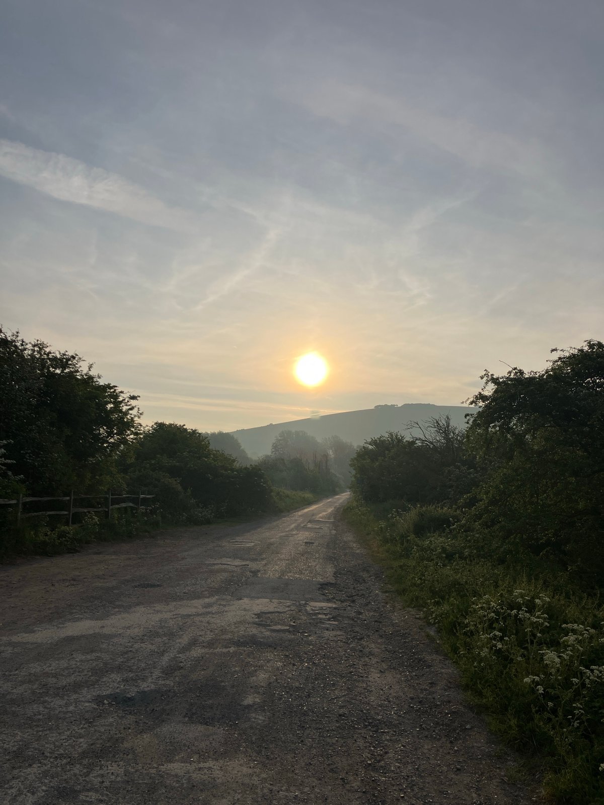 Rural Lewes countryside documented in early morning witness observations