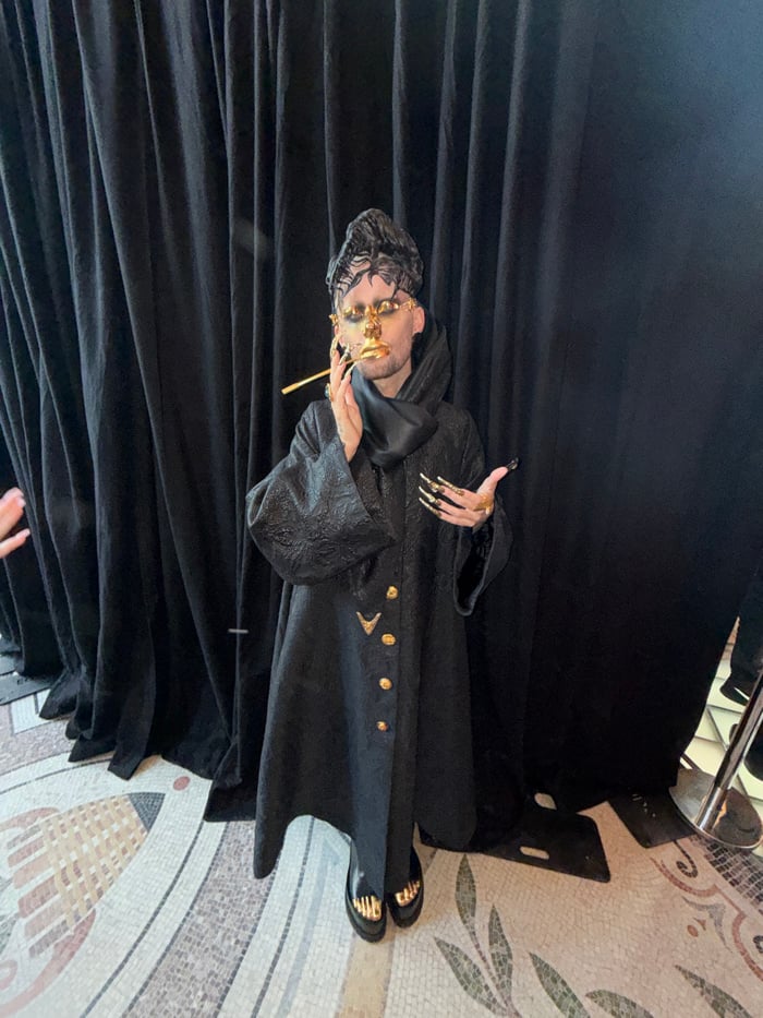 Schiaparelli fashion show stages presentations across multiple Paris venues