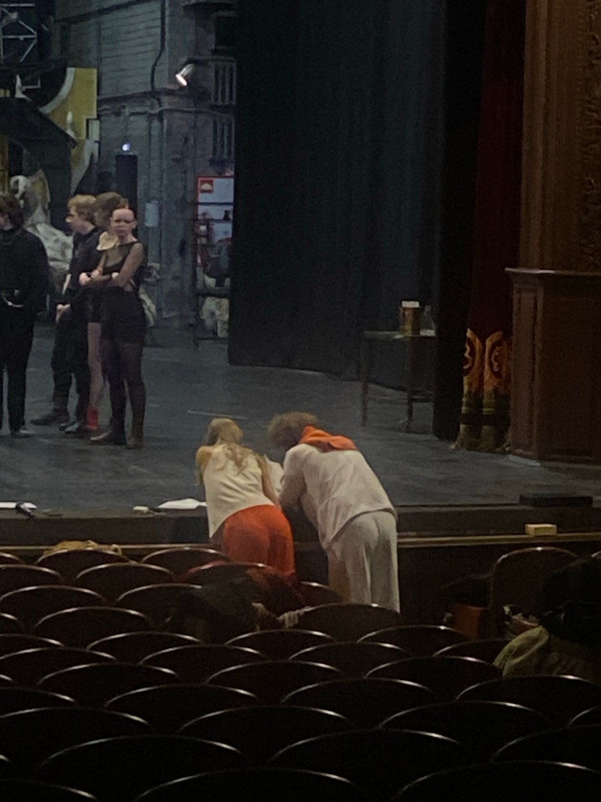 Theater scene documented in Шебунино, Russia