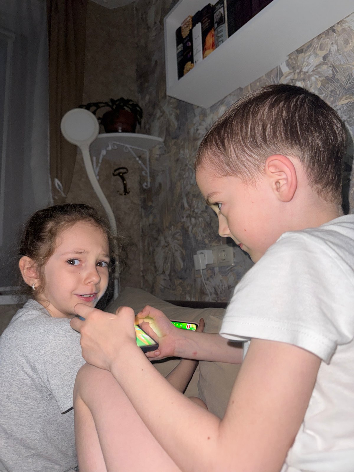 Quiet domestic moments documented in Раздолье, Russia household