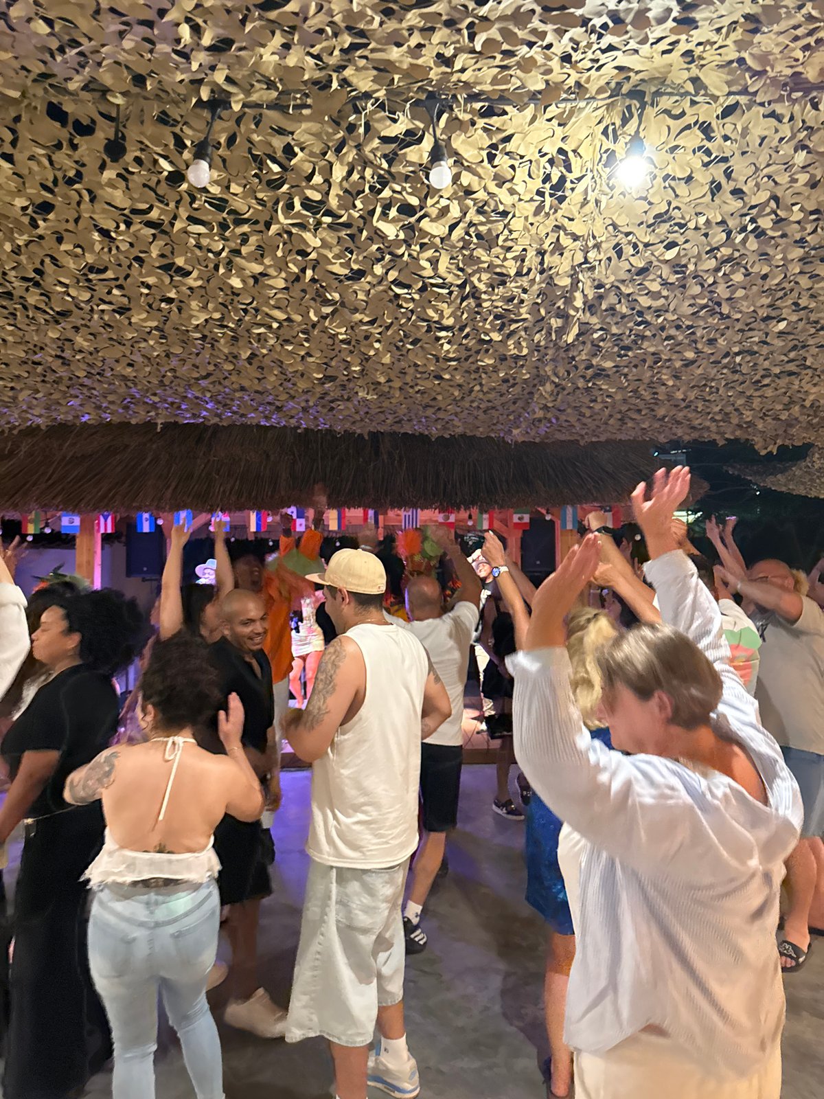 Late-night Latin beach bar party in Boreti, Montenegro