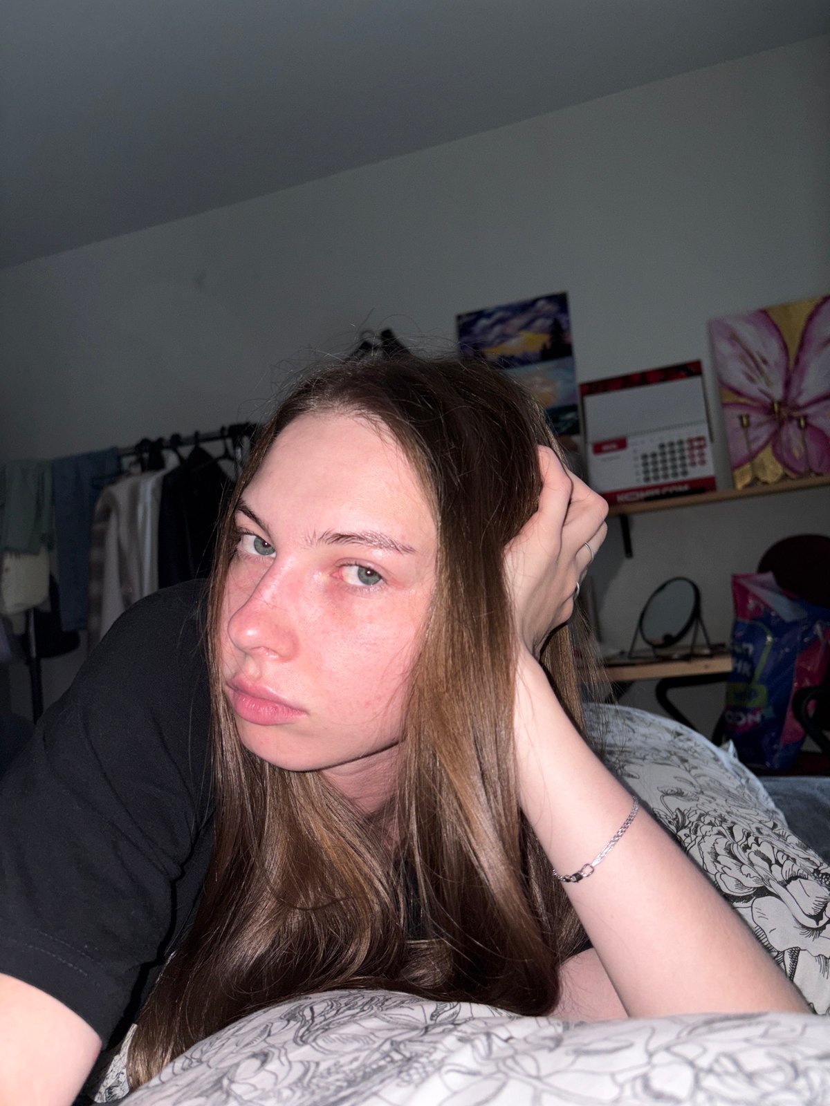 Lazy evening in a Perm bedroom, multiple casual angles