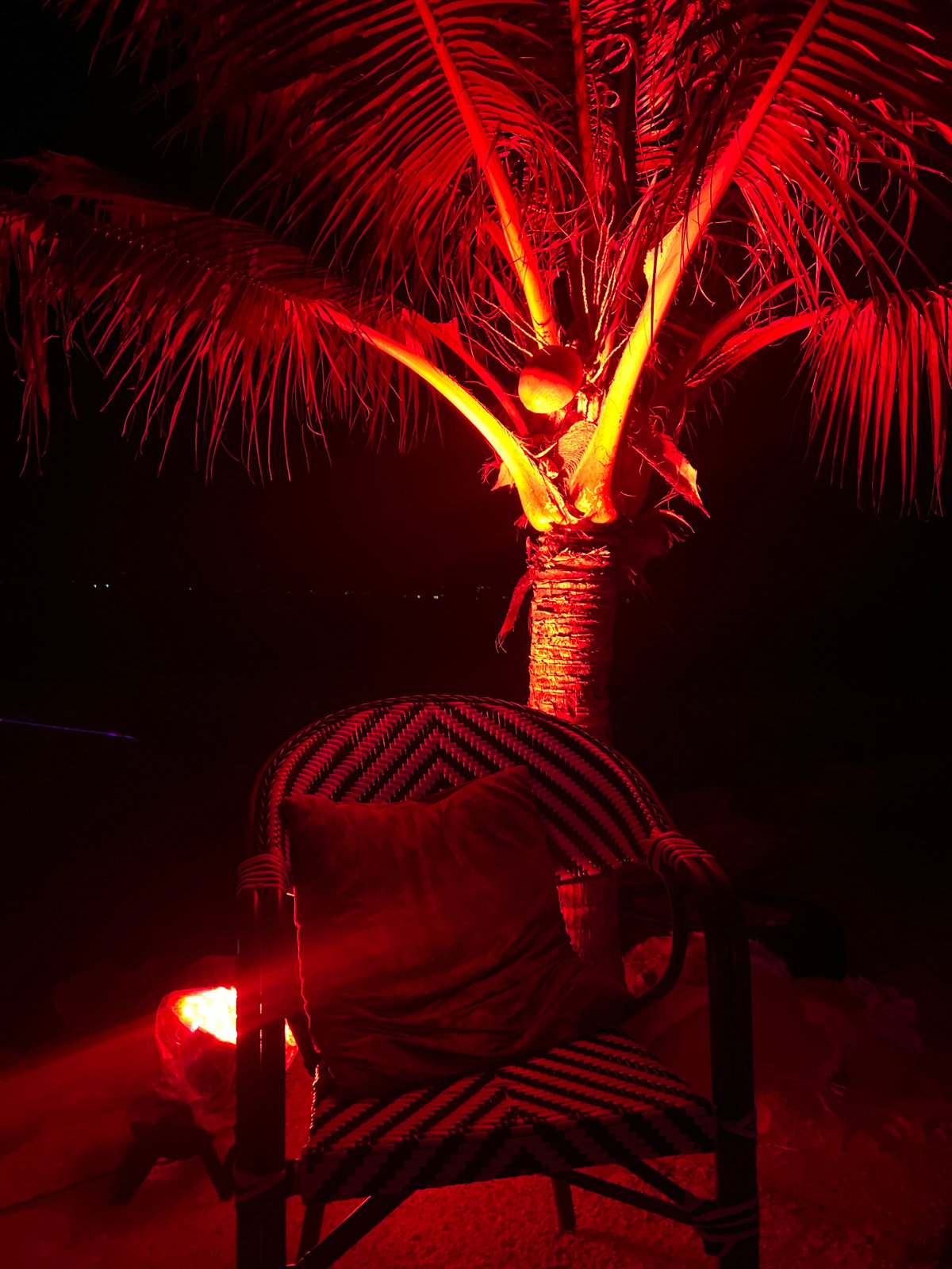 Beach party with laser lights documented on Koh Phangan