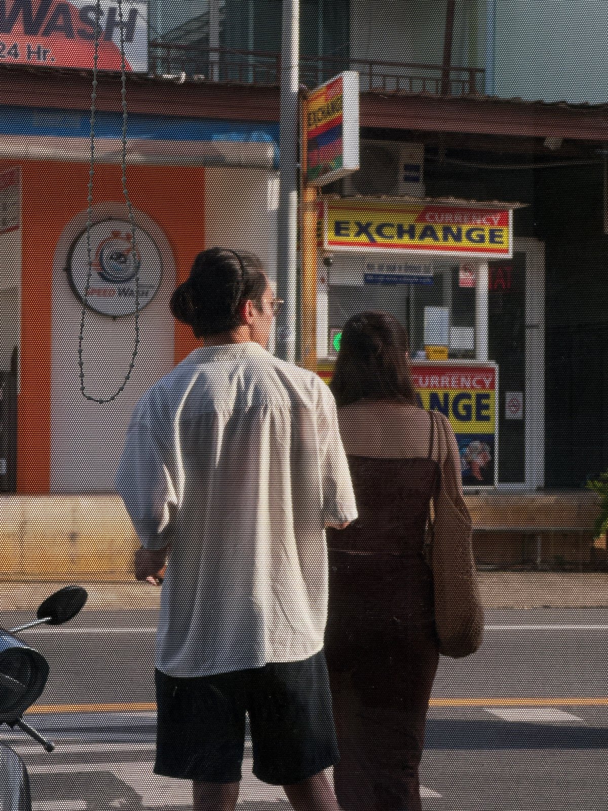 Sunday morning street scenes along a Karon road