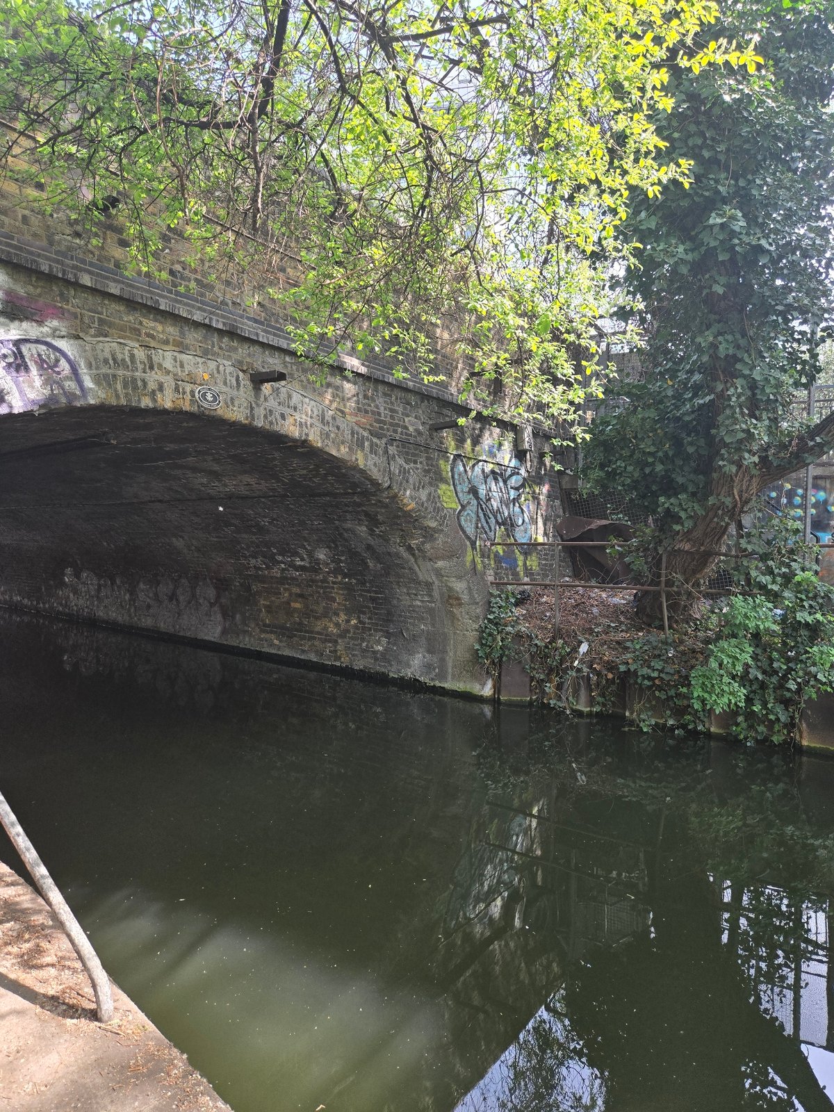 Camden canal walk documented through eight sequential memories