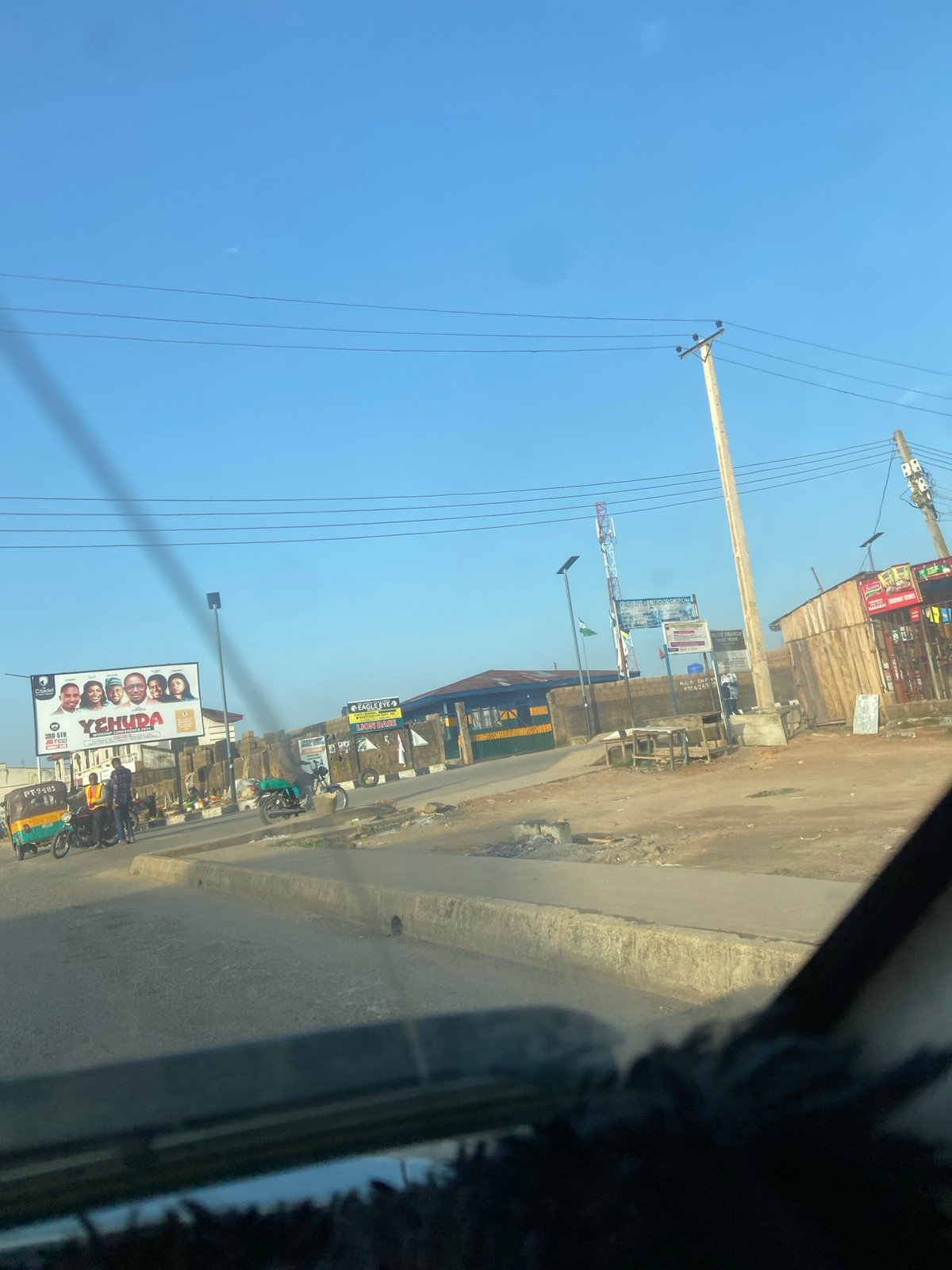 Early morning streets and infrastructure in Jos and Barakin Lerawi, Nigeria