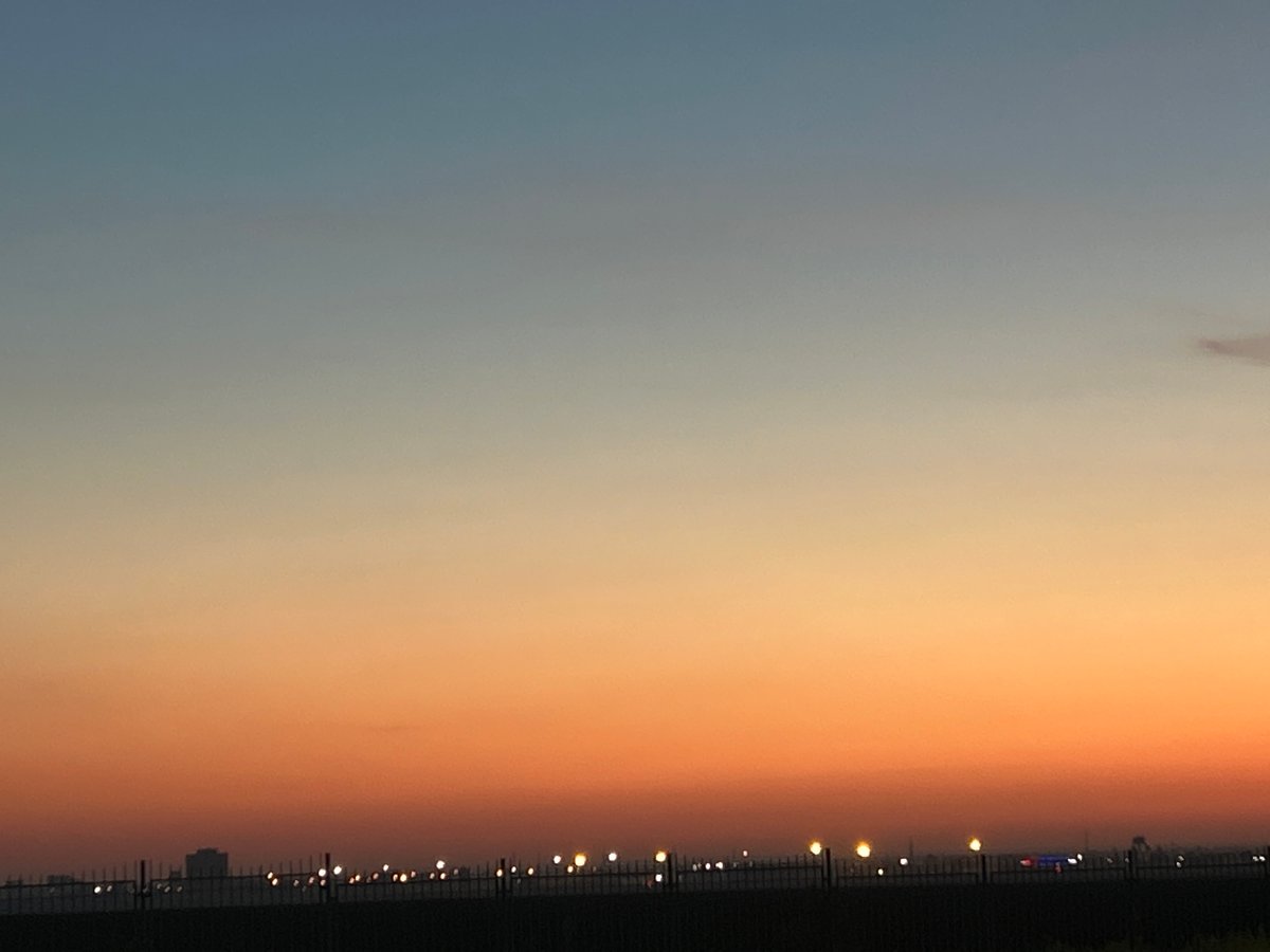 Twilight sky observed over Tolyatti, Russia