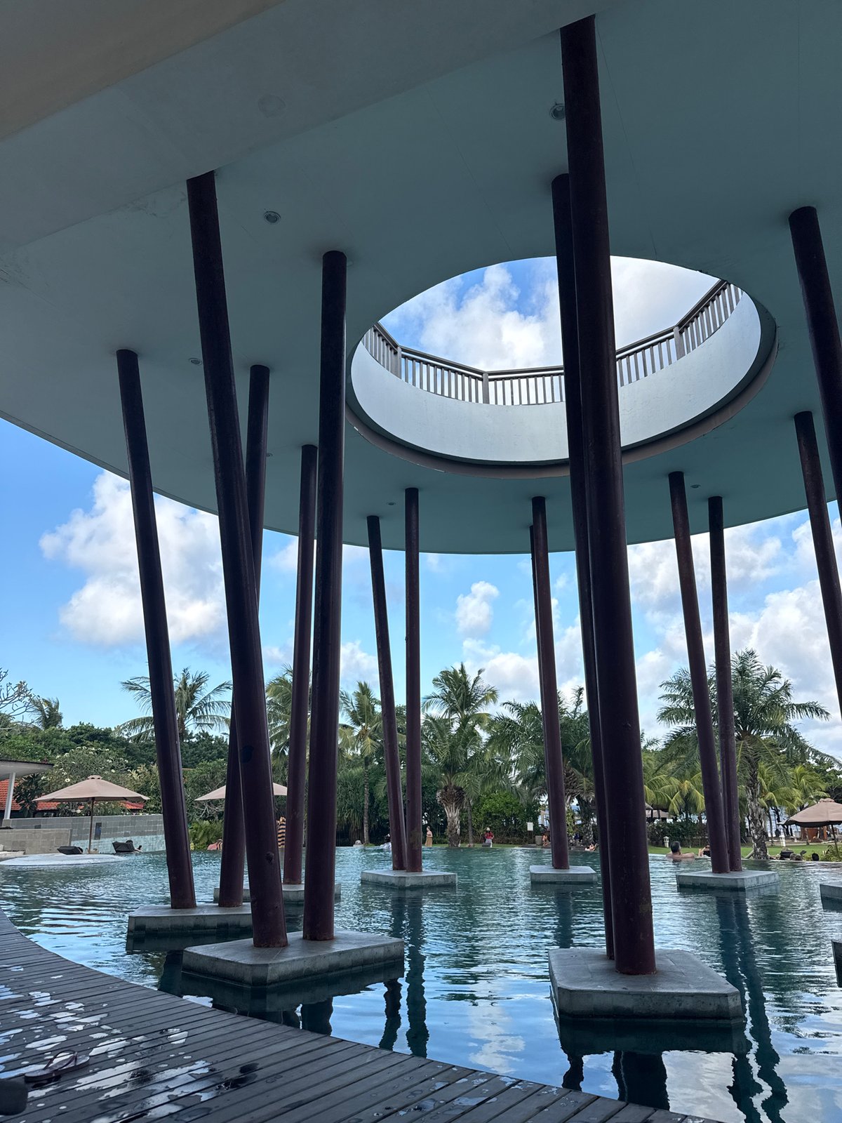Architectural structure documented in Kuta Selatan, Indonesia