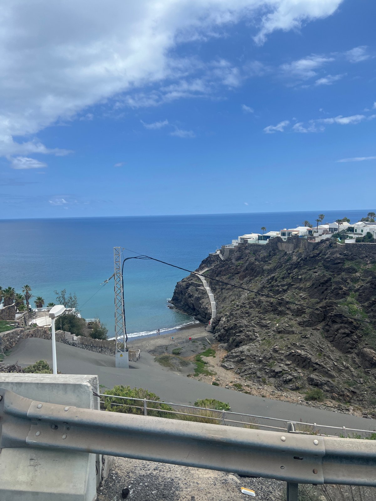 Coastal scenes documented at two Spanish Canary Islands locations