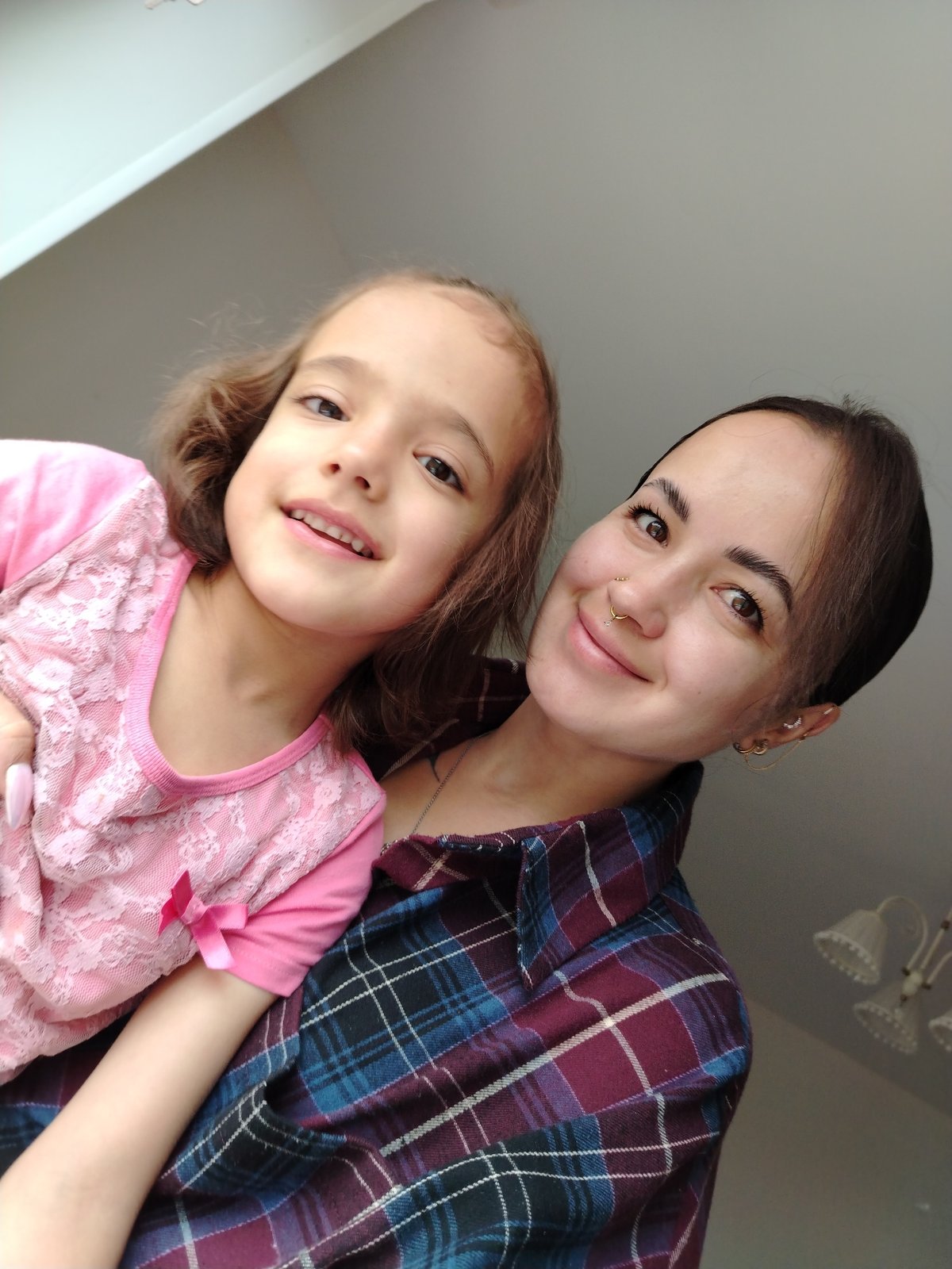 Casual home selfies and a sleeping moment in Noviy, Russia