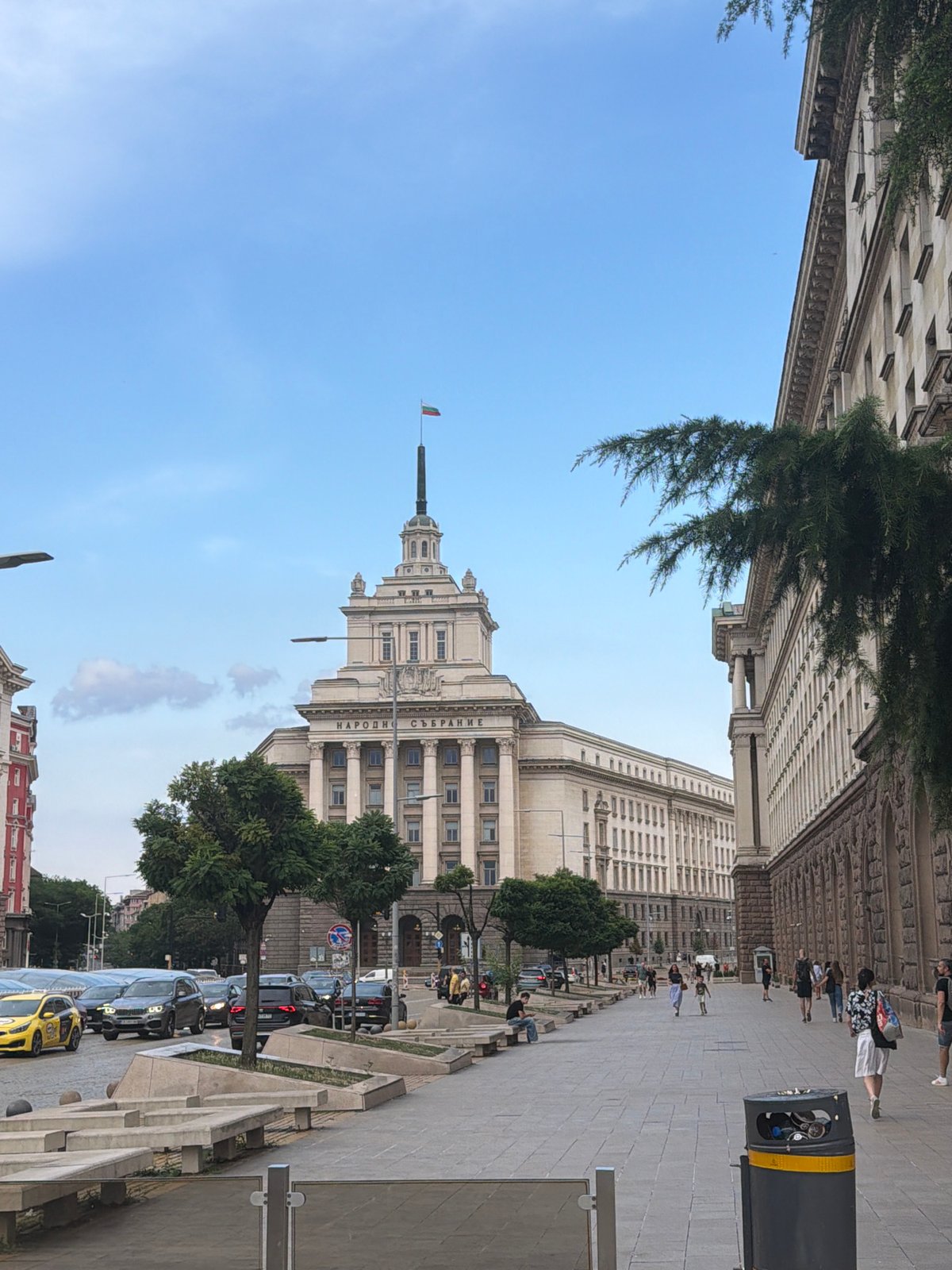 Afternoon around Sofia's landmarks, cathedral, and street music