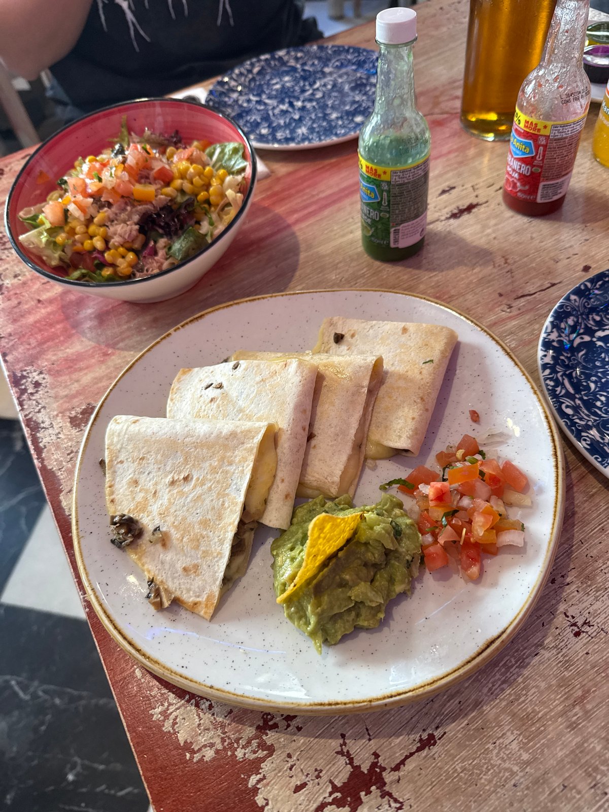Day of the Dead themed restaurant interior documented in Madrid