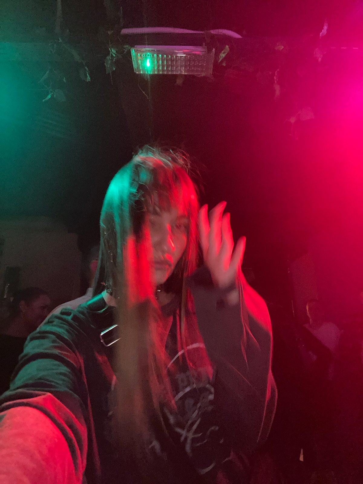 Bar patrons drink and socialize in Izhevsk establishment