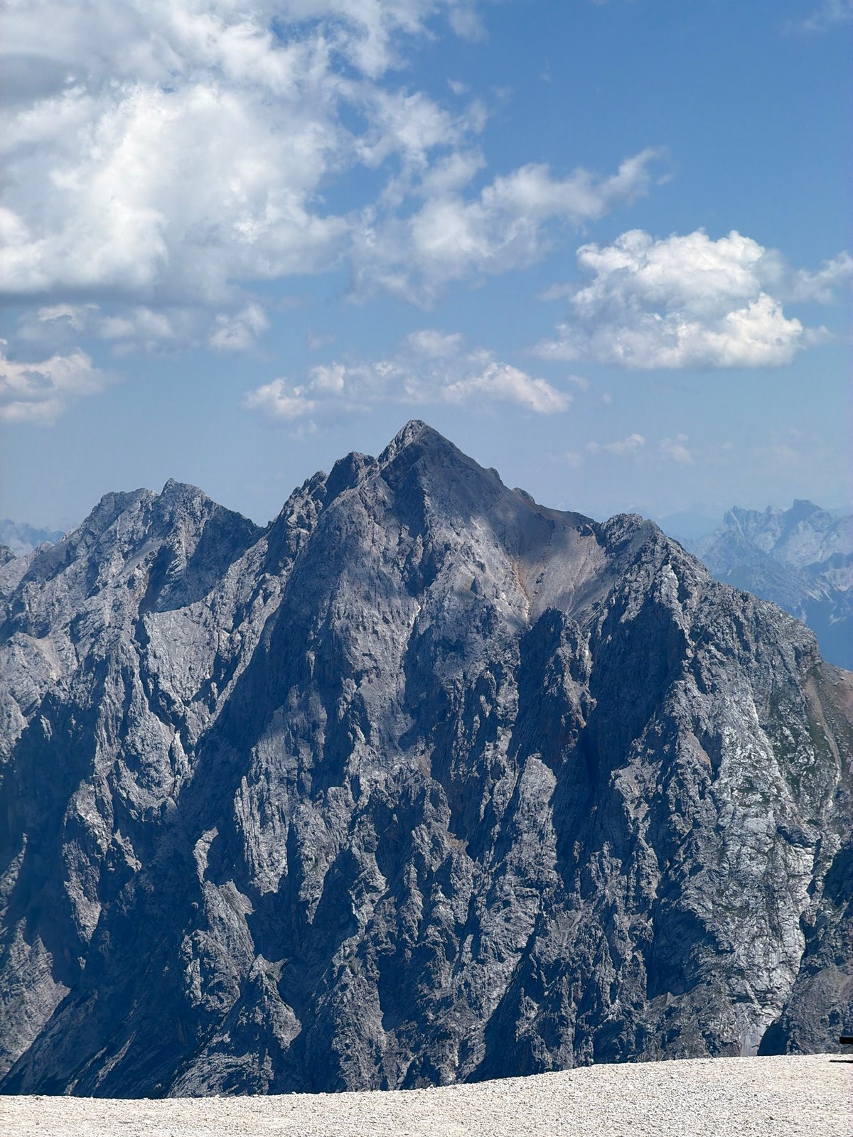 Summer day in the Bavarian Alps near Zugspitze