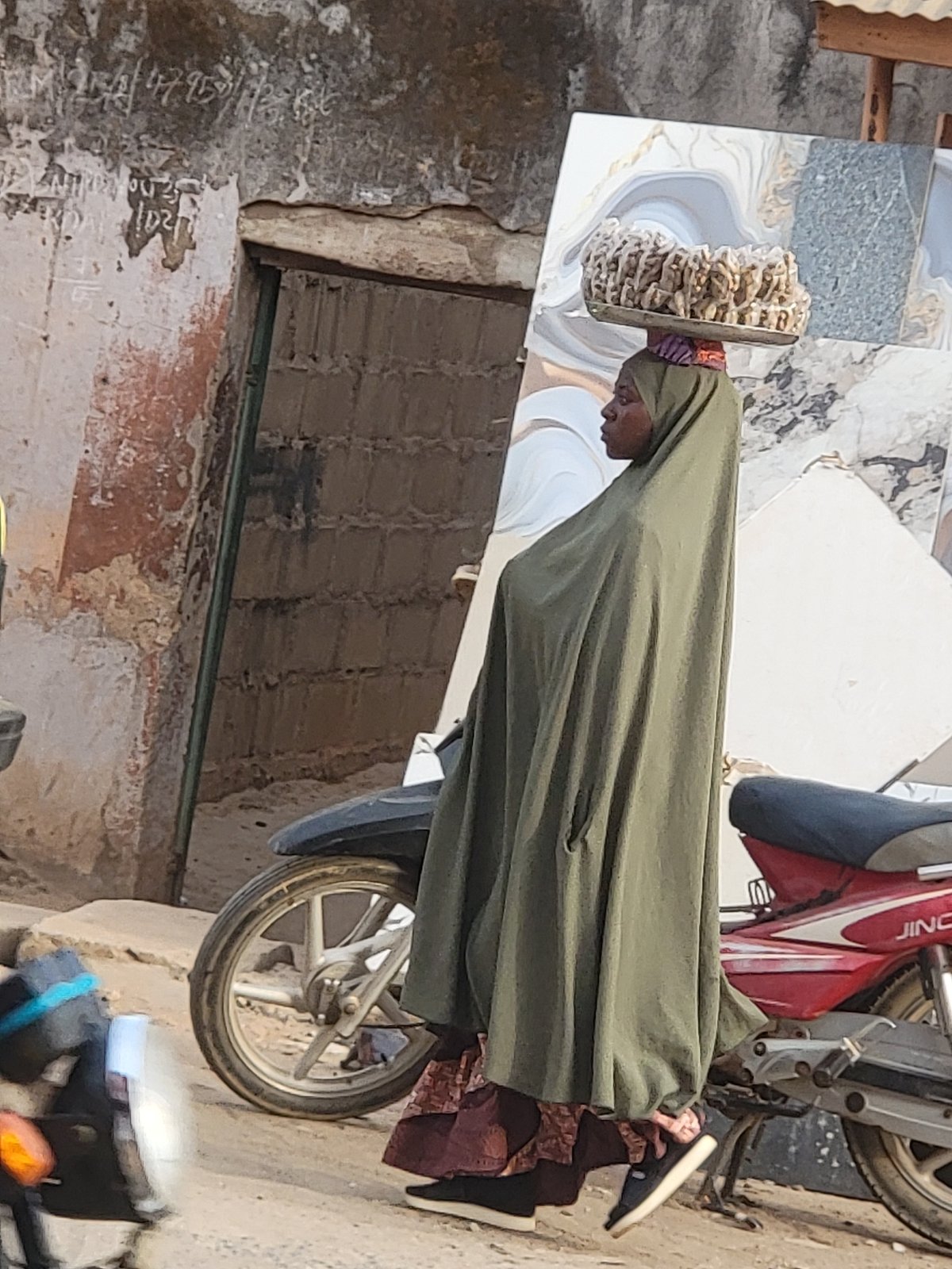 Daily life documented in Maiburiji, Nigeria during Saturday afternoon